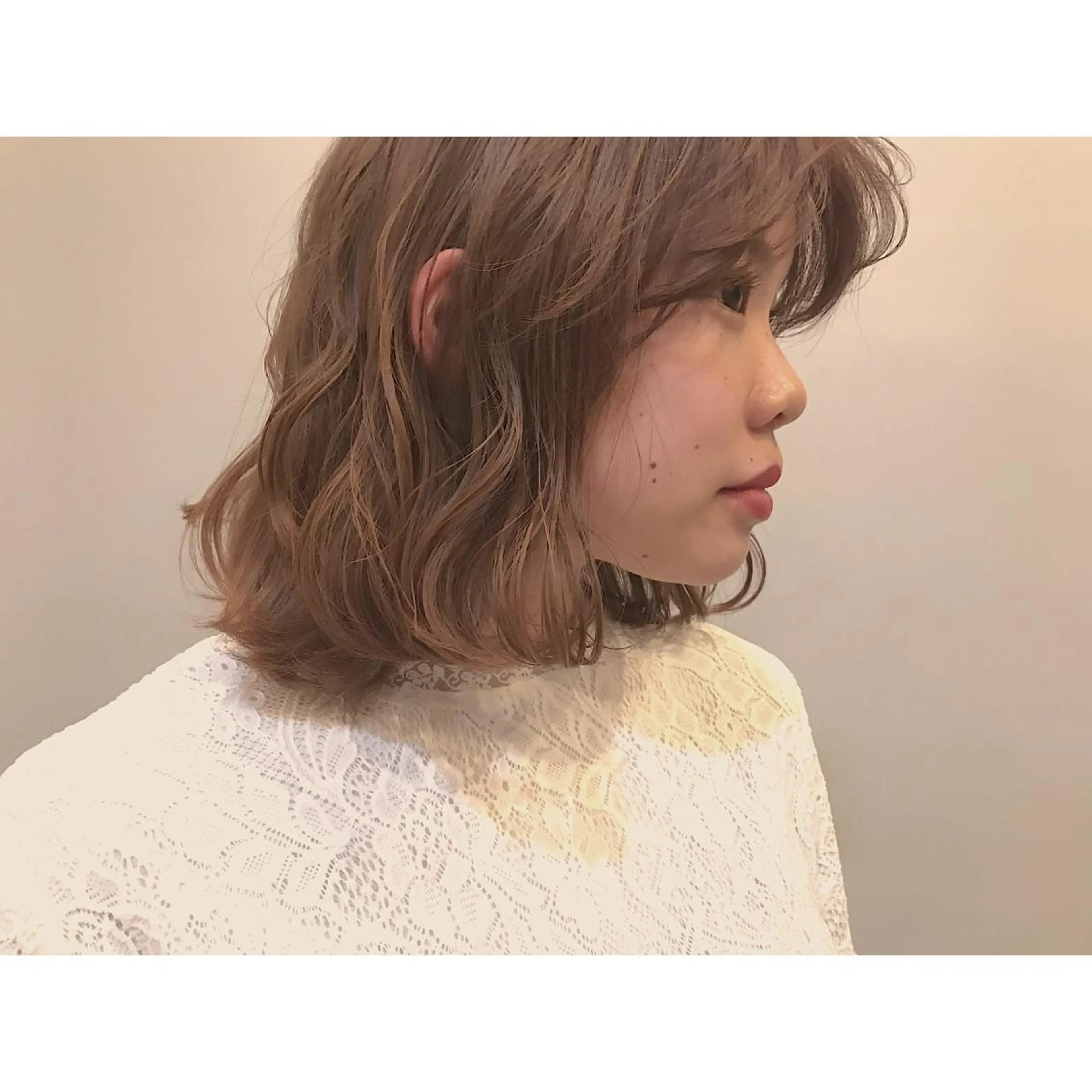 ミディアム カラー ベージュカラー ダブルカラー ピンクカラー 日々所属・谷 大地のヘアスタイル