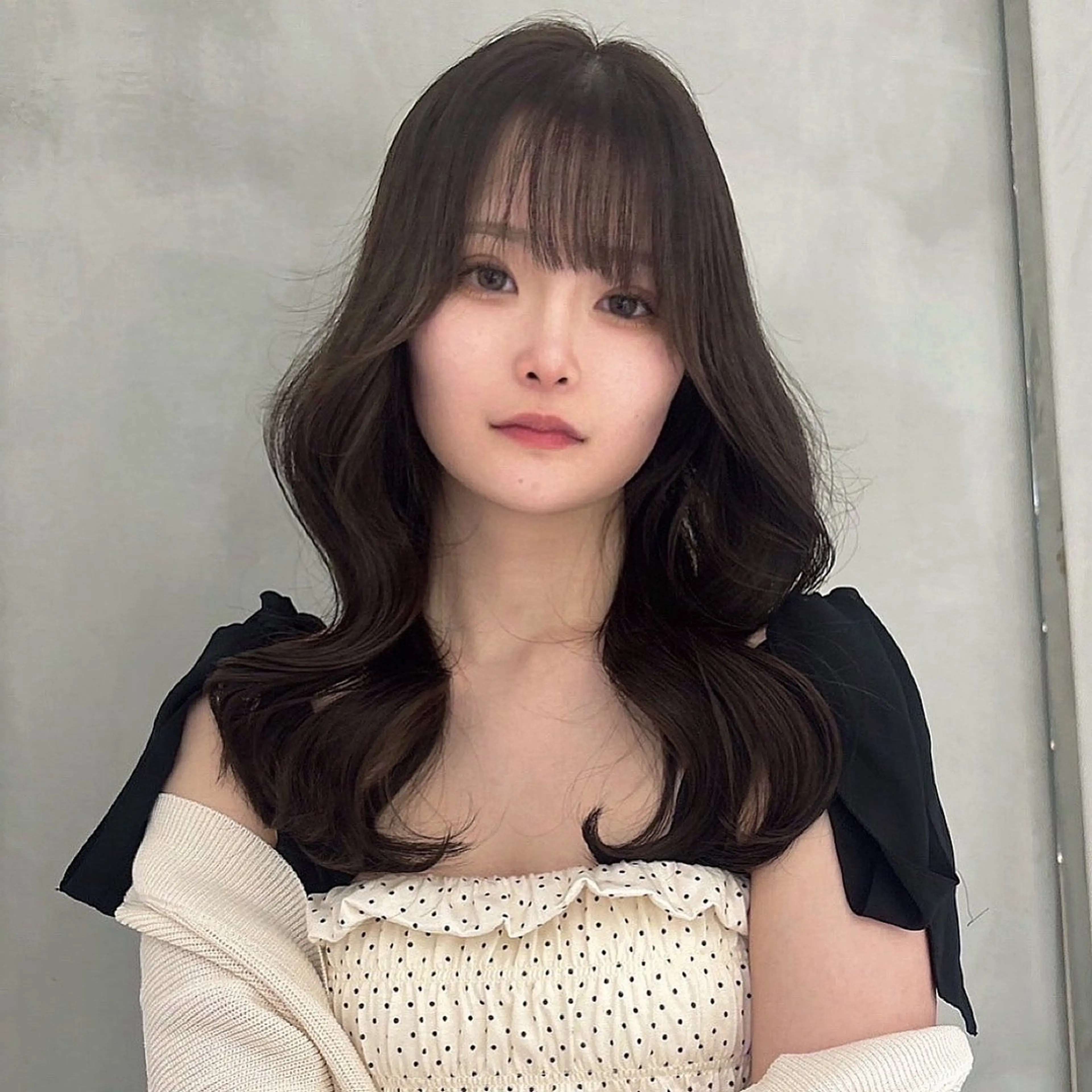 ロング 顔周り\エクステ\ 透明感カラー\まりんのヘアスタイル