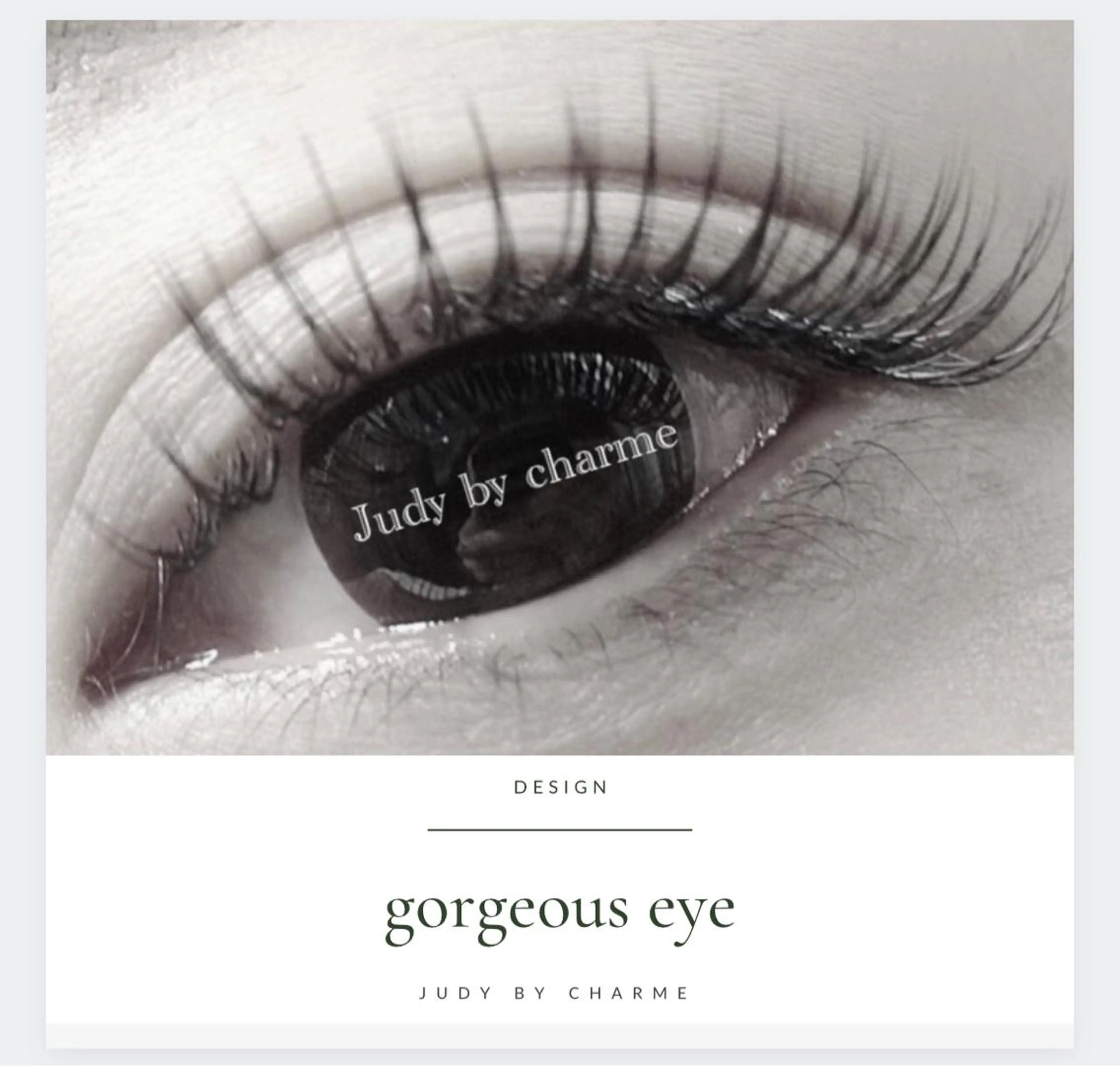 マツエク・マツパ Judy by charmeのマツエク・マツパデザイン