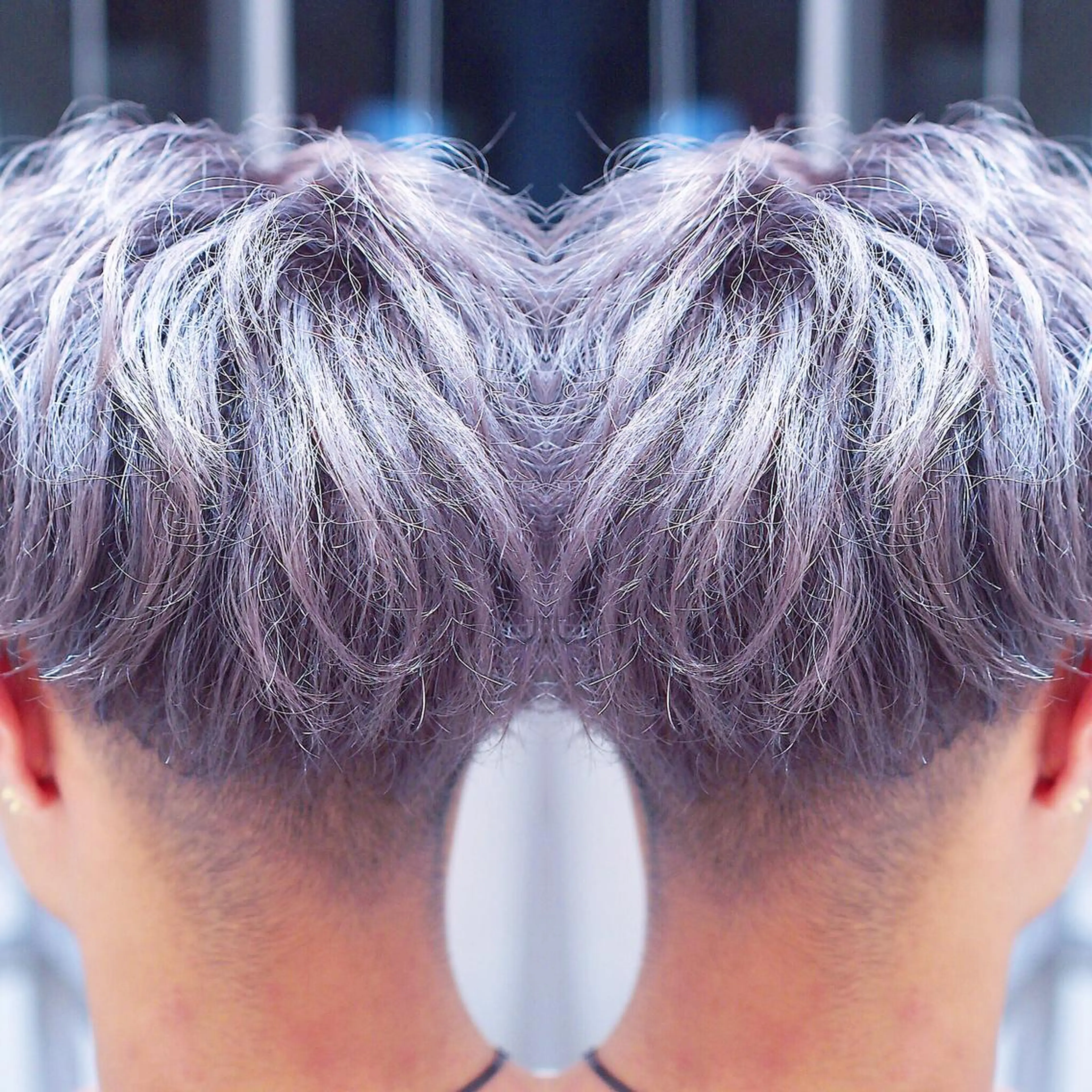 ショート カラー メンズ 及川シゲル 髪質改善講師のヘアスタイル