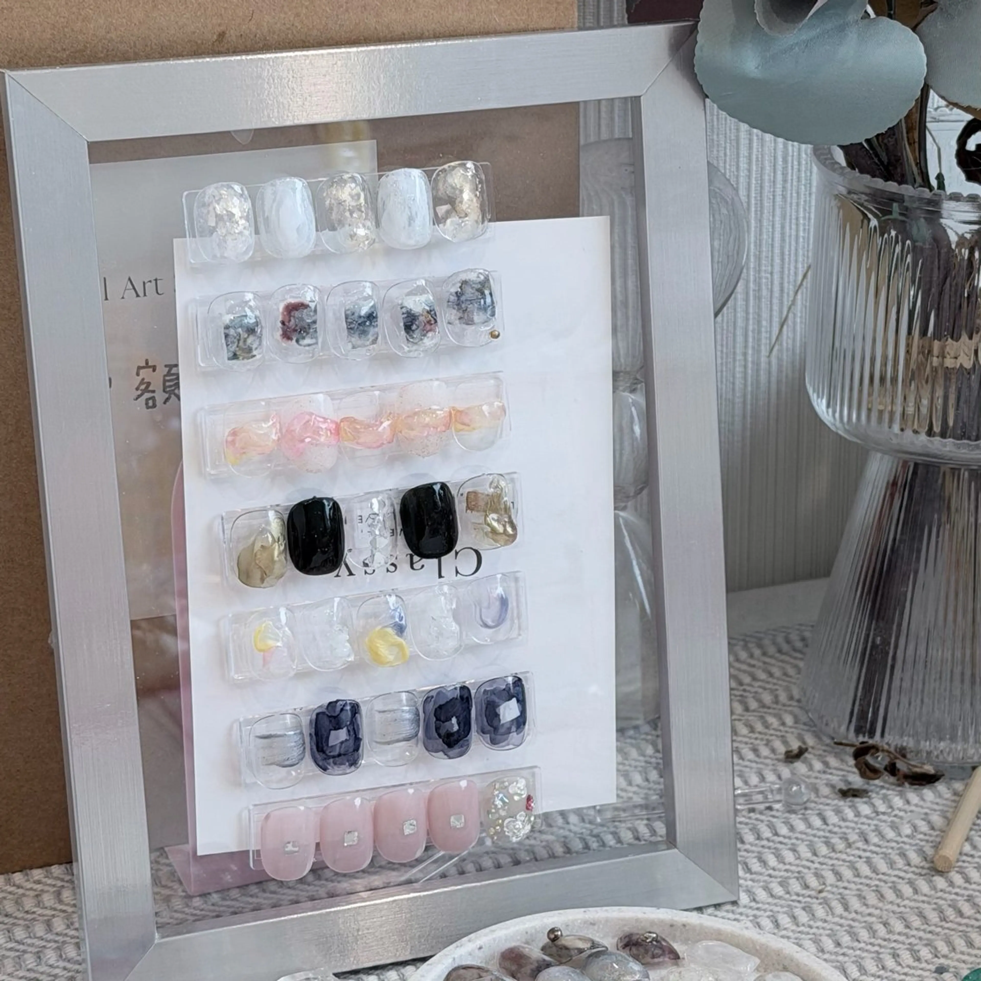 ネイル ハンドネイル 🎀 Hiyubi._.nail 🫧所属・🎀フェイ フェイ🫧💗のネイルデザイン