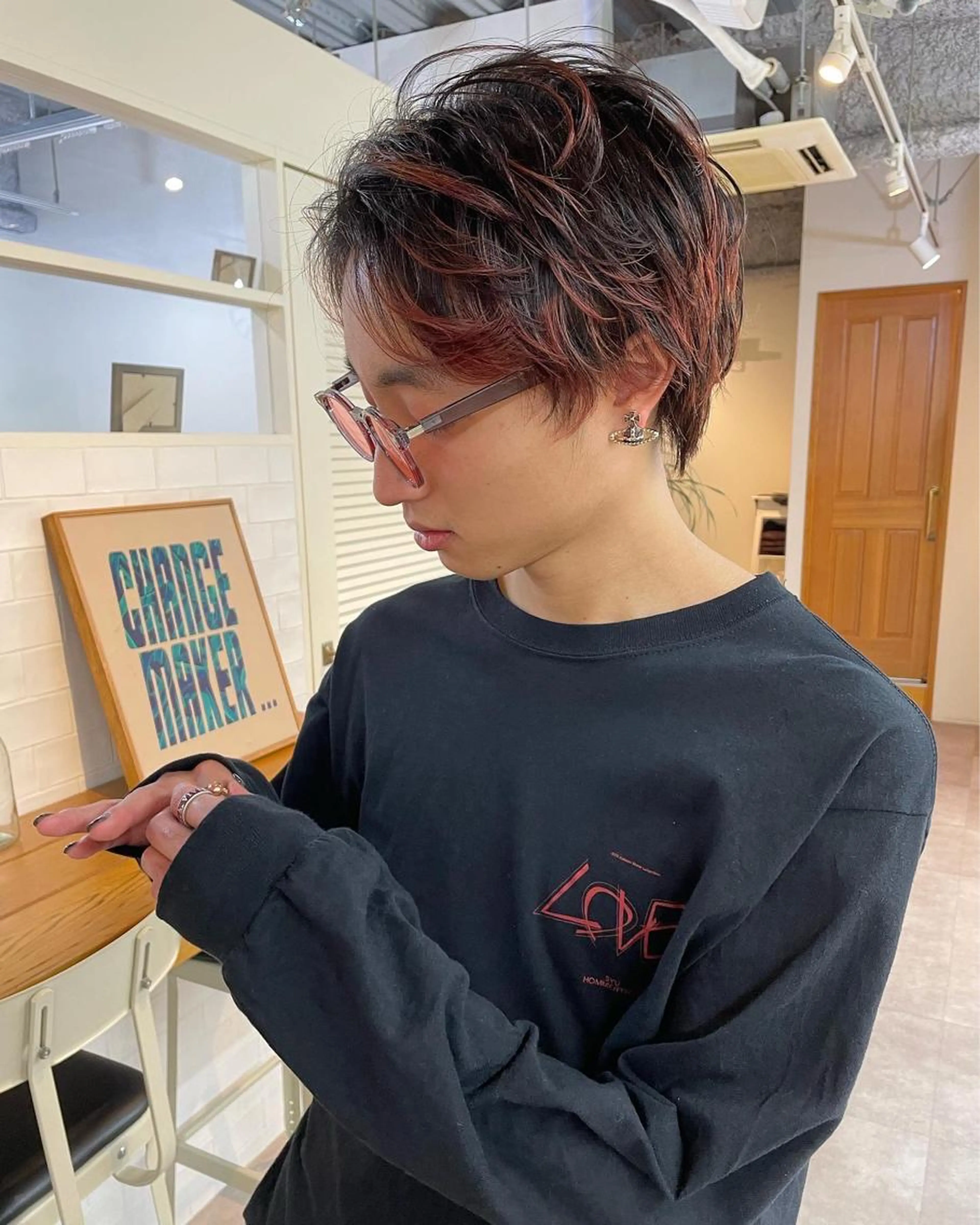 【men's限定】🌻ワンカラー+トリートメント🐝の写真