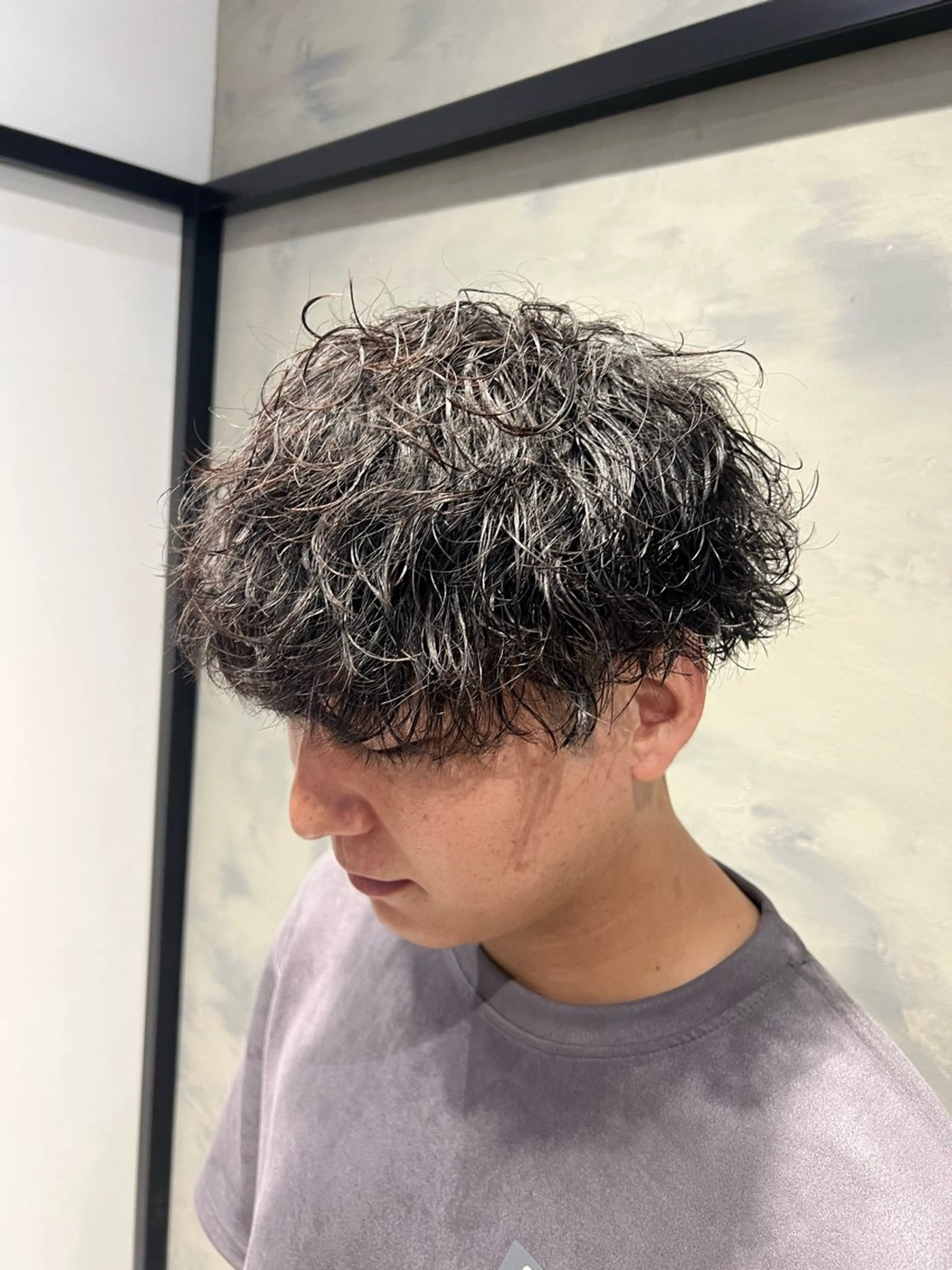 ショート カット パーマ バレイヤージュ職人 🔥代表YU-SHIのヘアスタイル