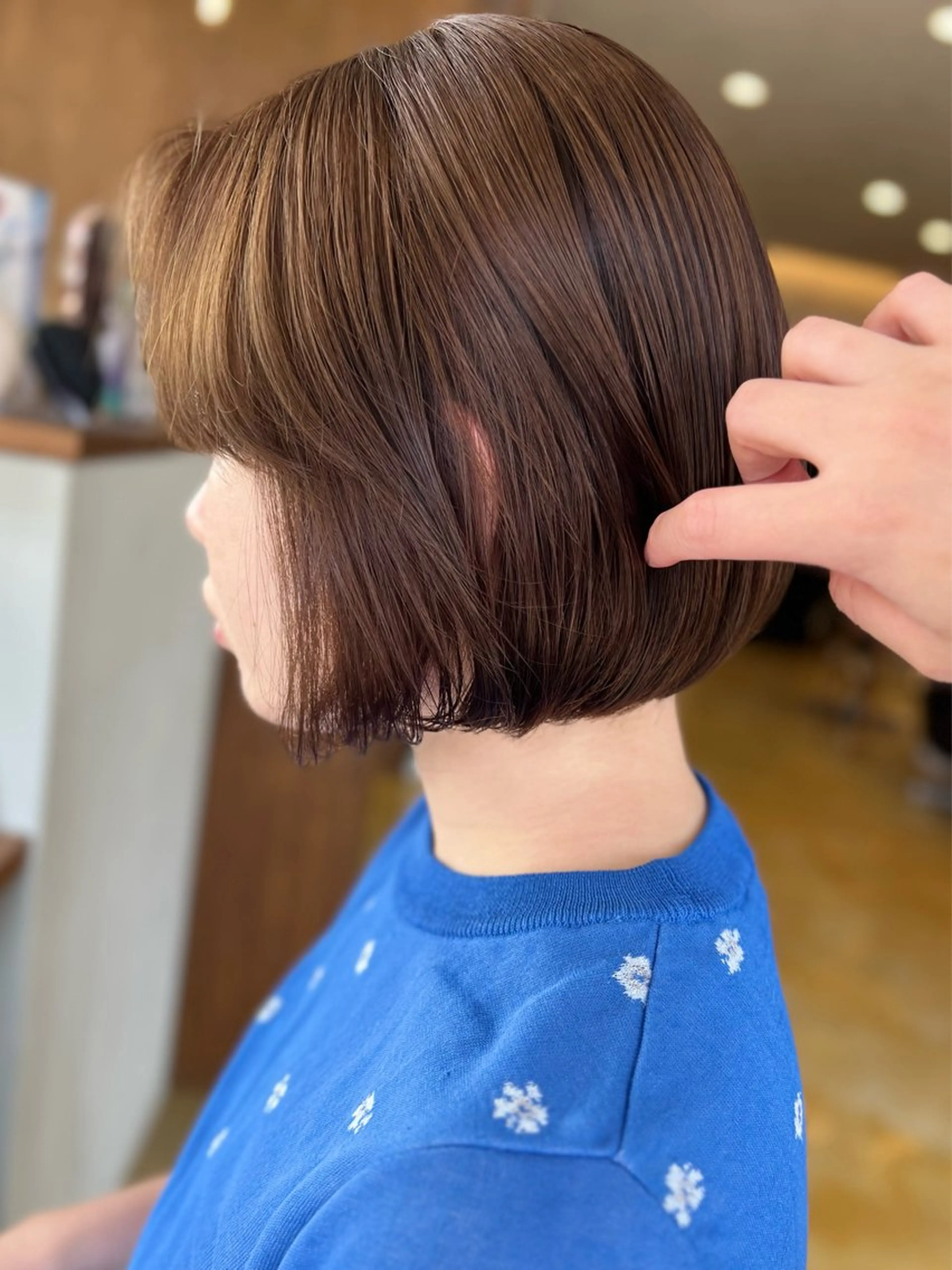 ショート カラー カット ヘアカラー カノエ下関熊野店 /ヒロコのヘアスタイル