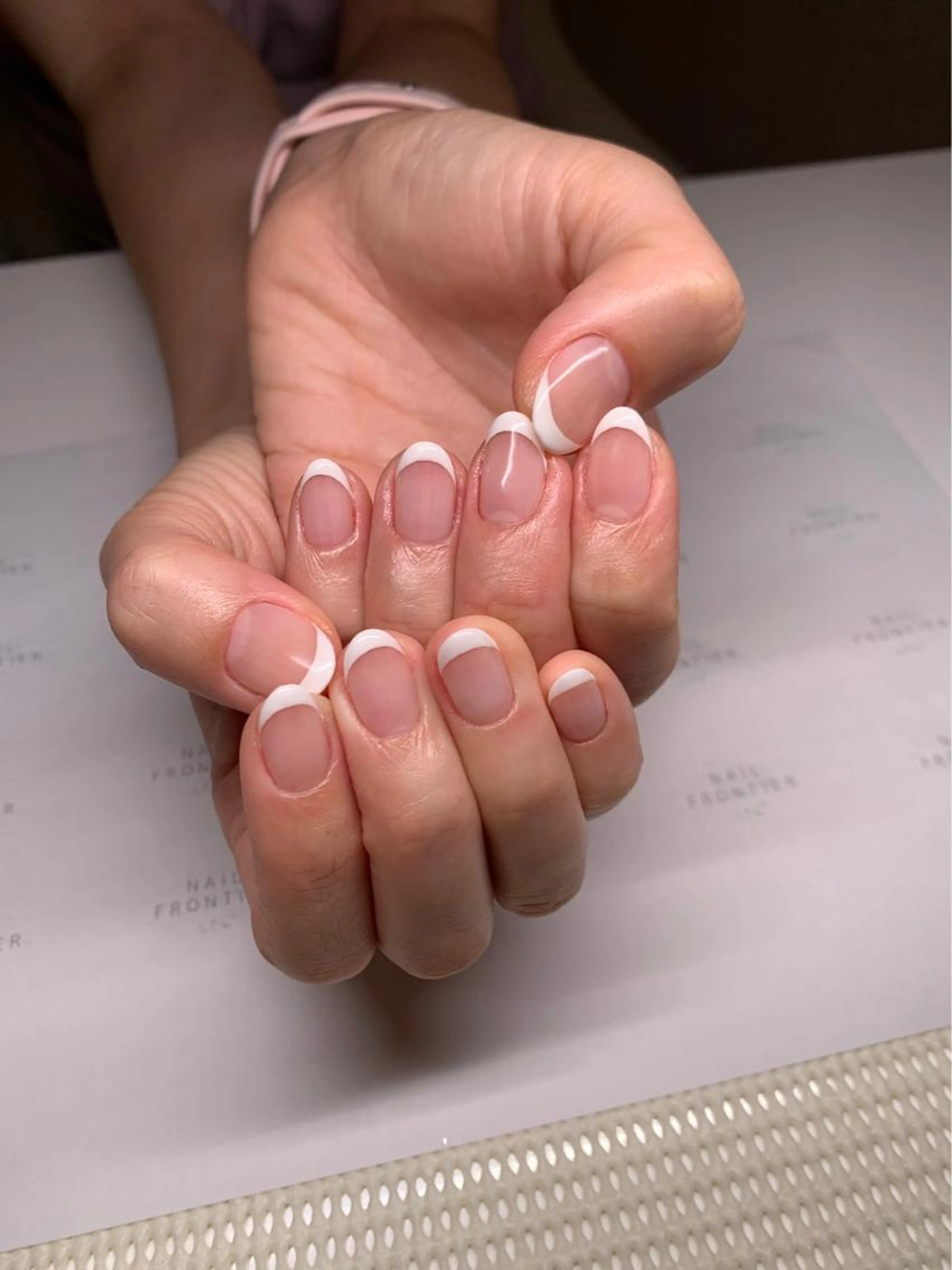 🍀無料練習モデル様🍀⚠️ 3月17日19:00限定募集⚠️🌈オフなしメニュー🌈handフレンチネイル💅の写真