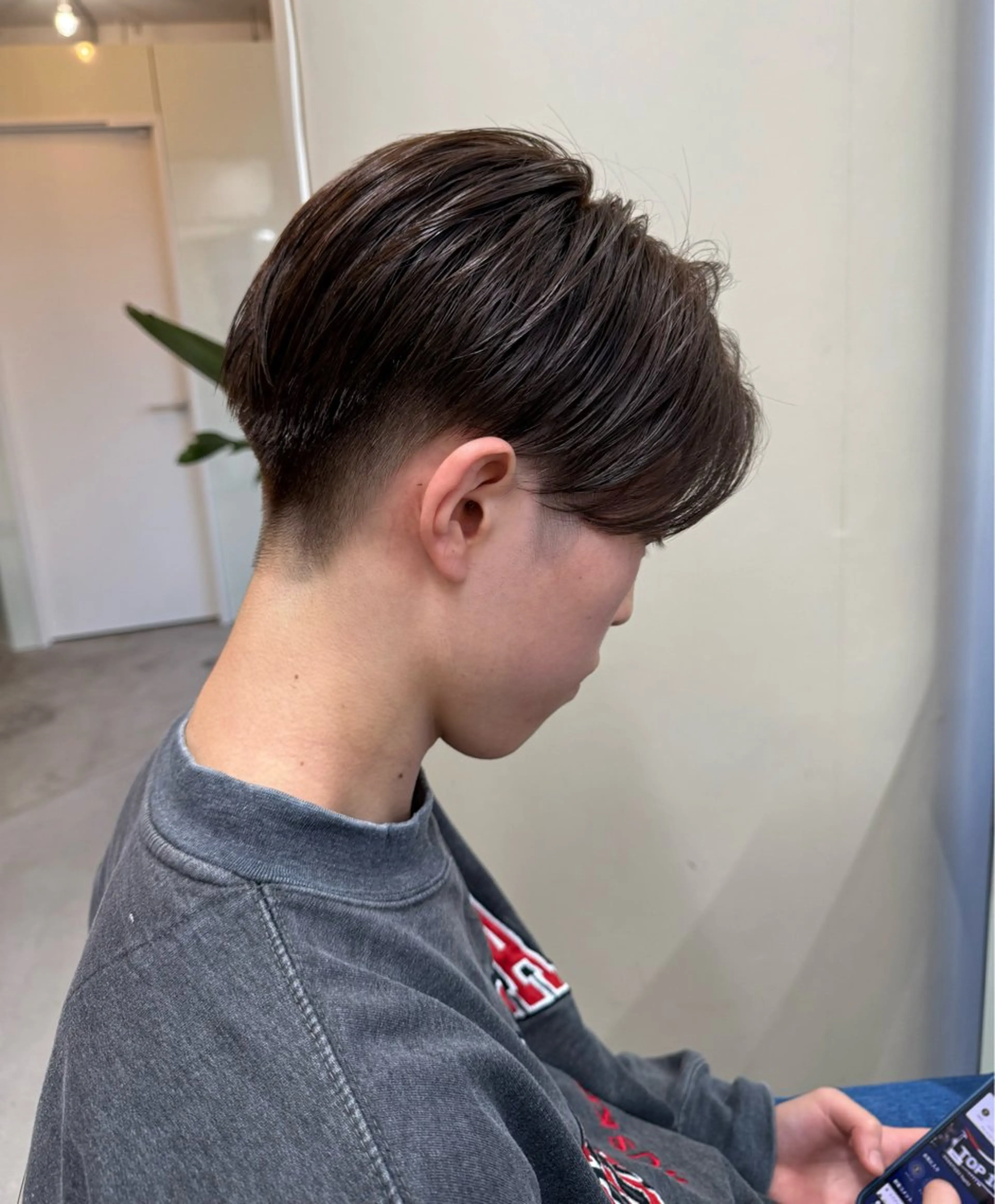 ショート メンズ センターパート メンズショート ショートヘア pino.【ピノ】所属・pino代表ナガタ ユースケ/荻窪美容室のヘアスタイル