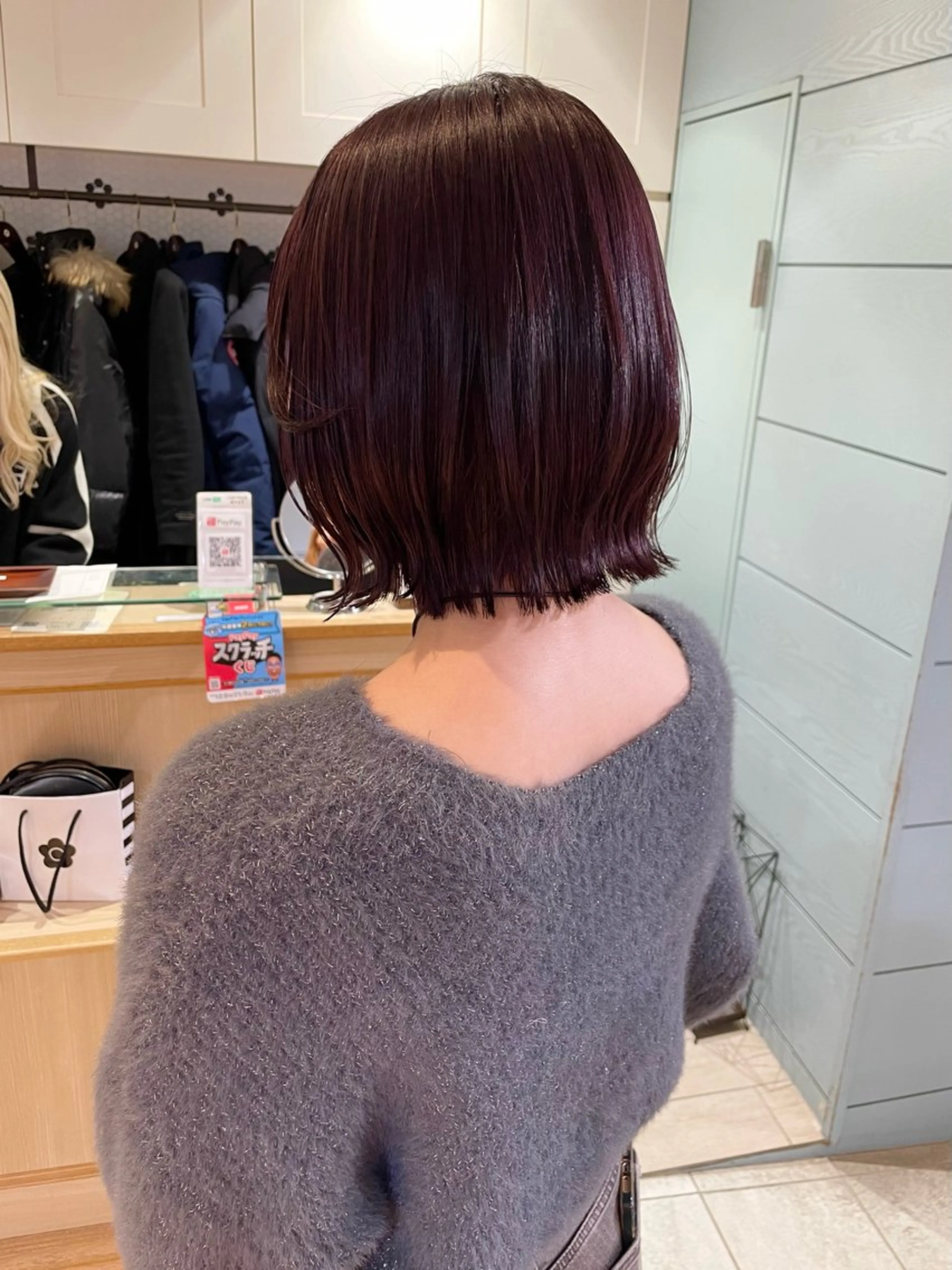 ショート カラー ボブ 似合わせカット カット ヘアカラー トリートメント 🍬kanami 🍬ボブ/暖色カラーのヘアスタイル