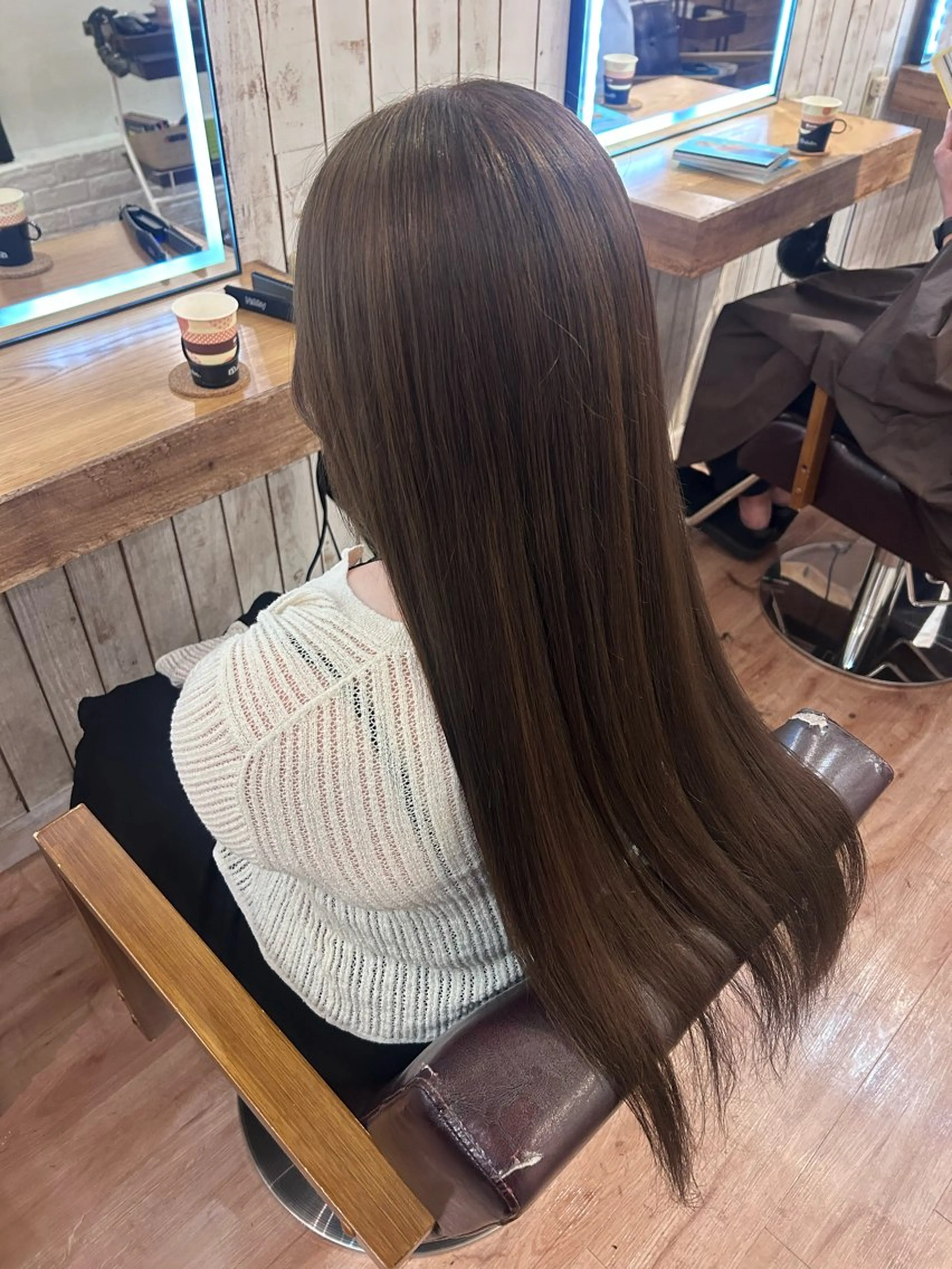 ロング カラー カット ヘアカラー little福岡 mei.𓍯のヘアスタイル