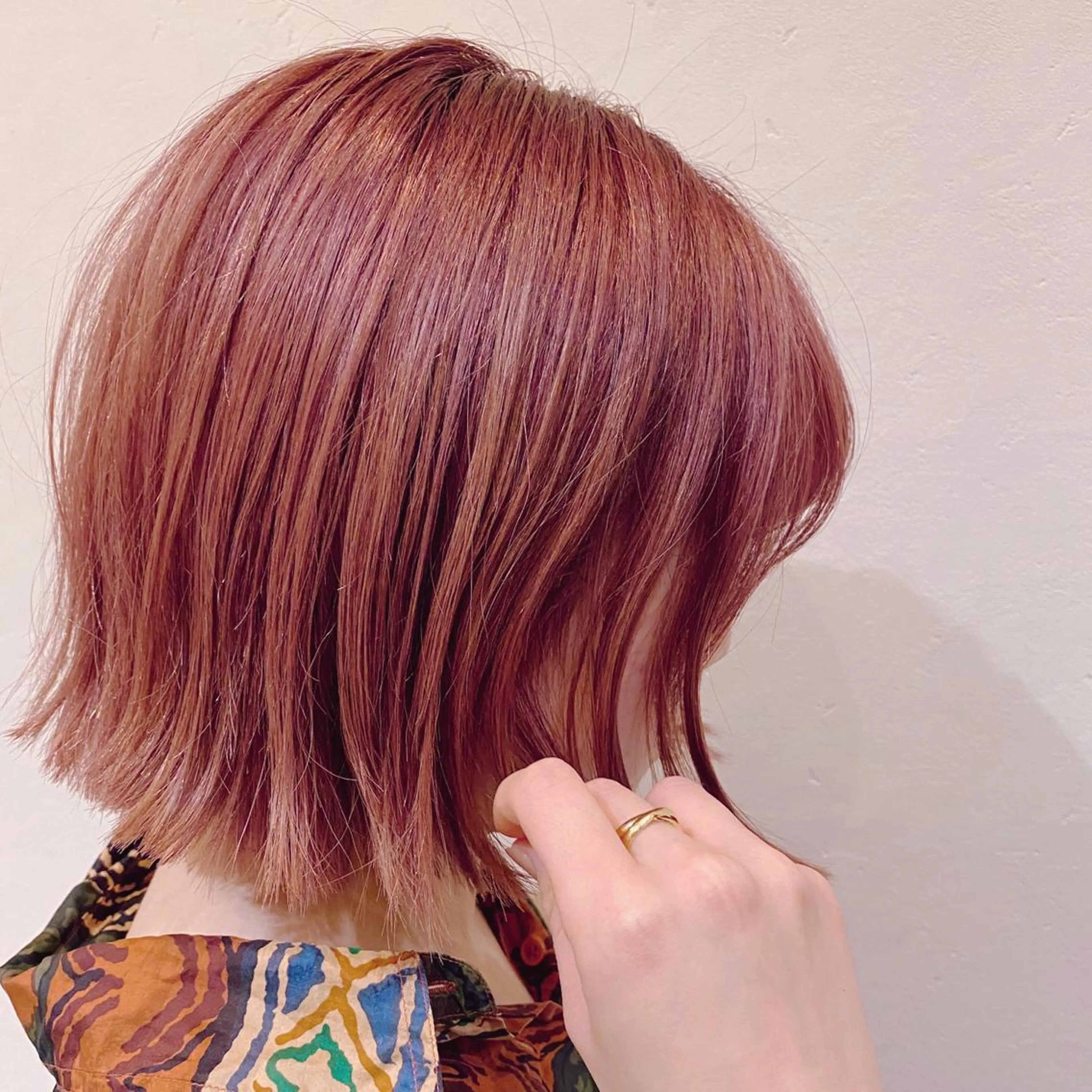 ミディアム カラー runa ショート/ボブのヘアスタイル