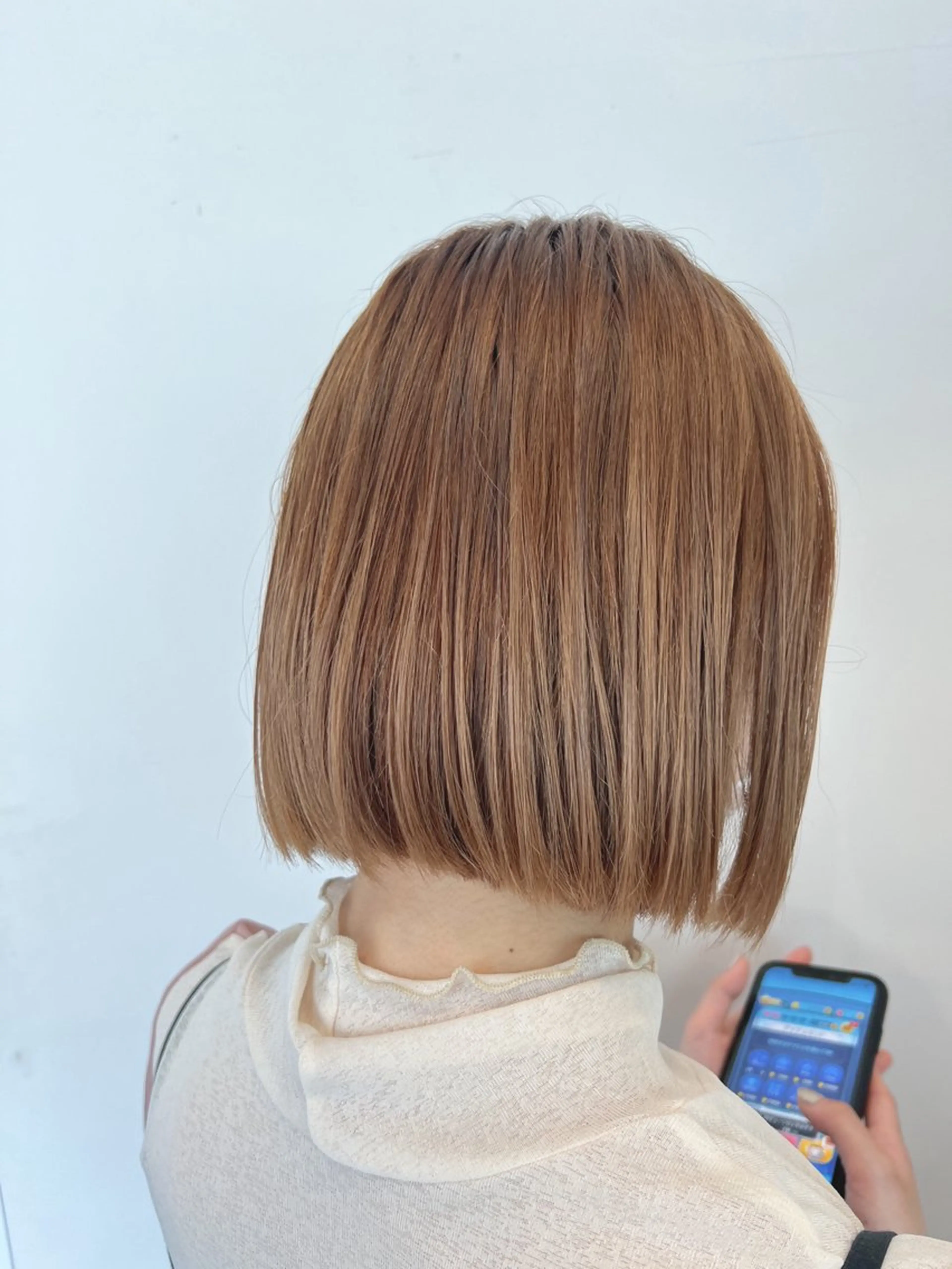 ショート 🎈ブリーチなし暖色 カラー/レッド/ゆいのヘアスタイル