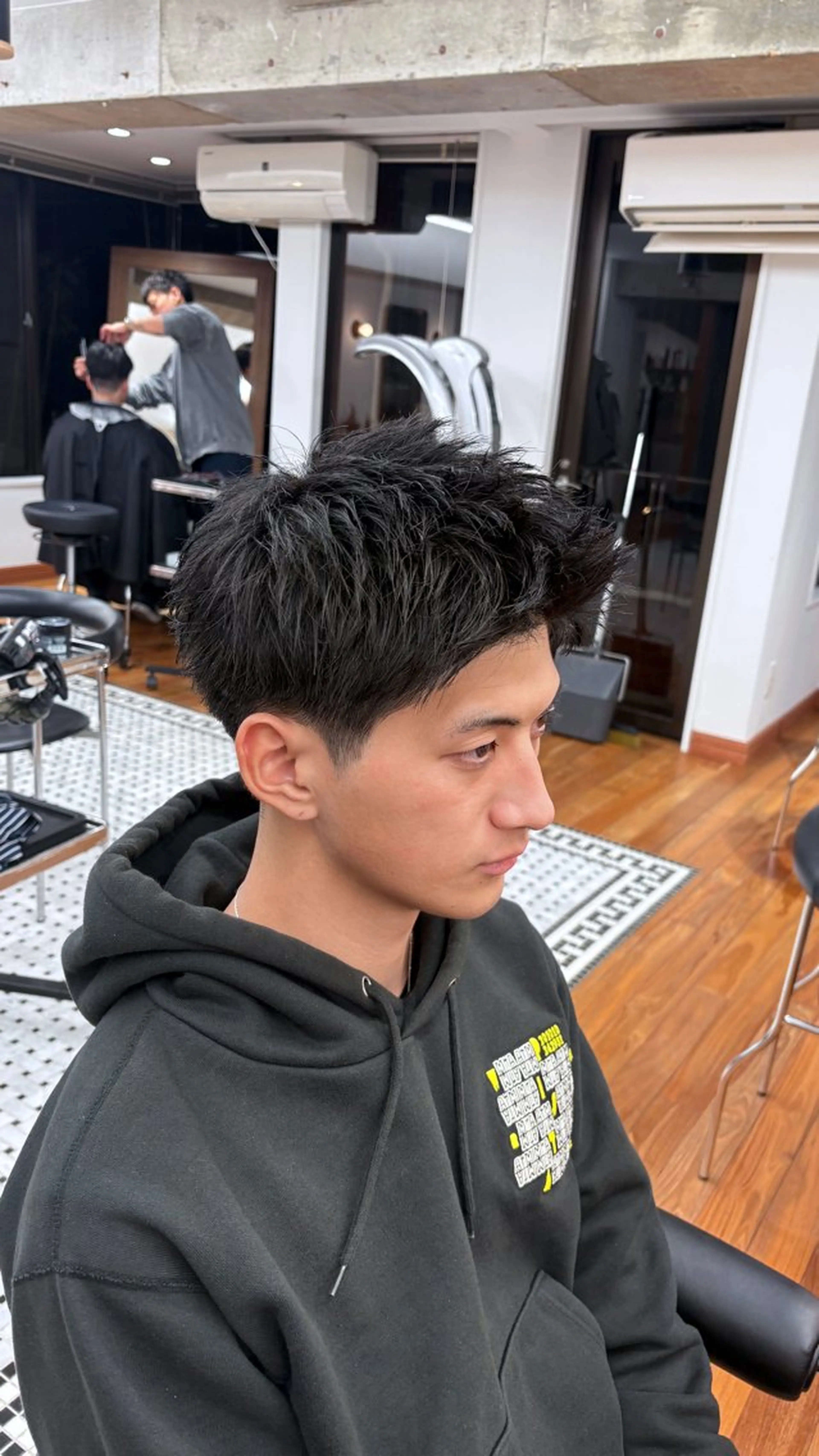 ショート メンズ アップバング ショートヘア THE DAY TOKYO  men’s cut 表参道/青山所属・メンズ特化💇🏼 髙橋創のヘアスタイル