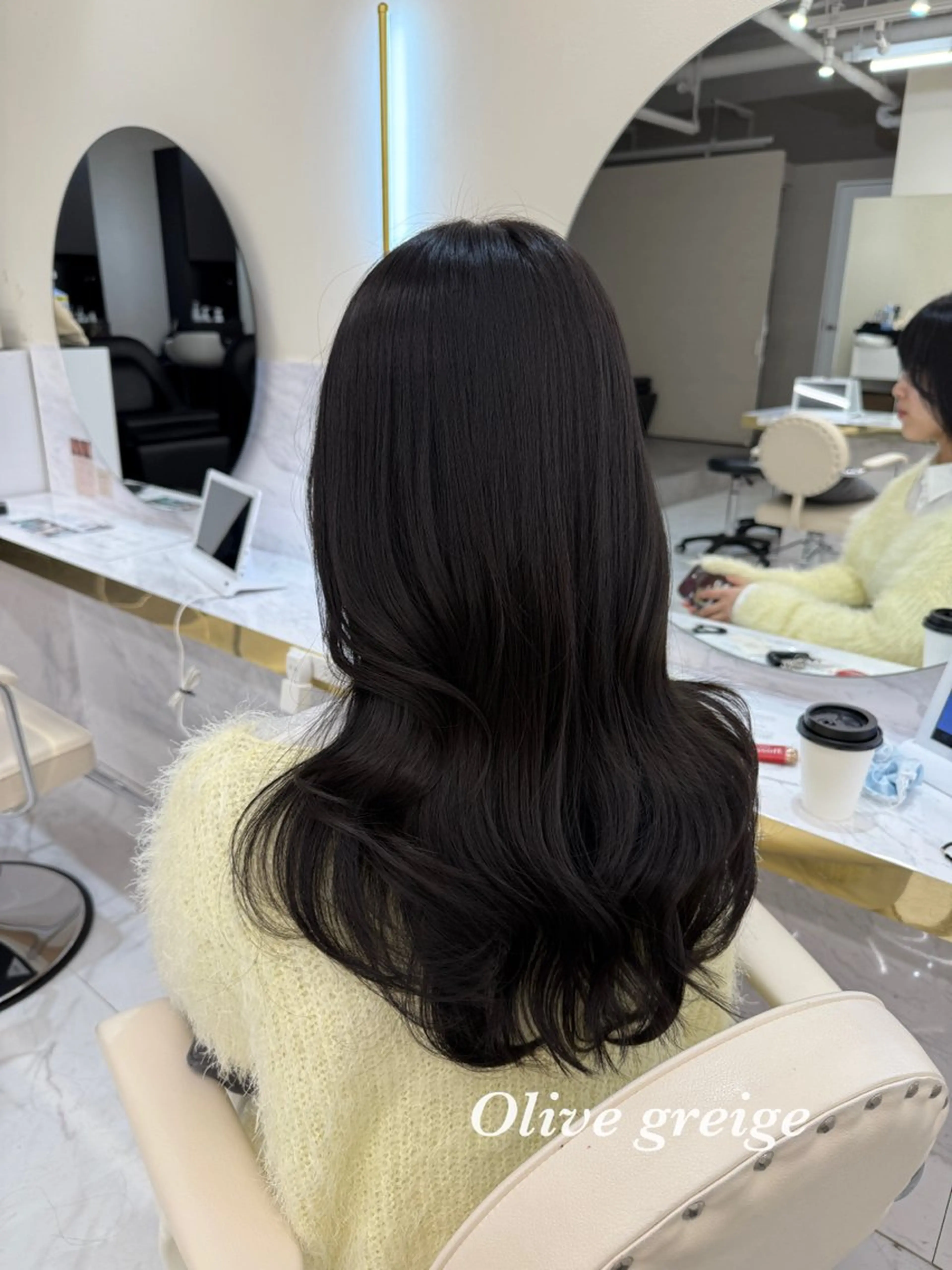 カラー ヘアカラー 韓国ヘア🇰🇷艶 カラー/sakuraのヘアスタイル