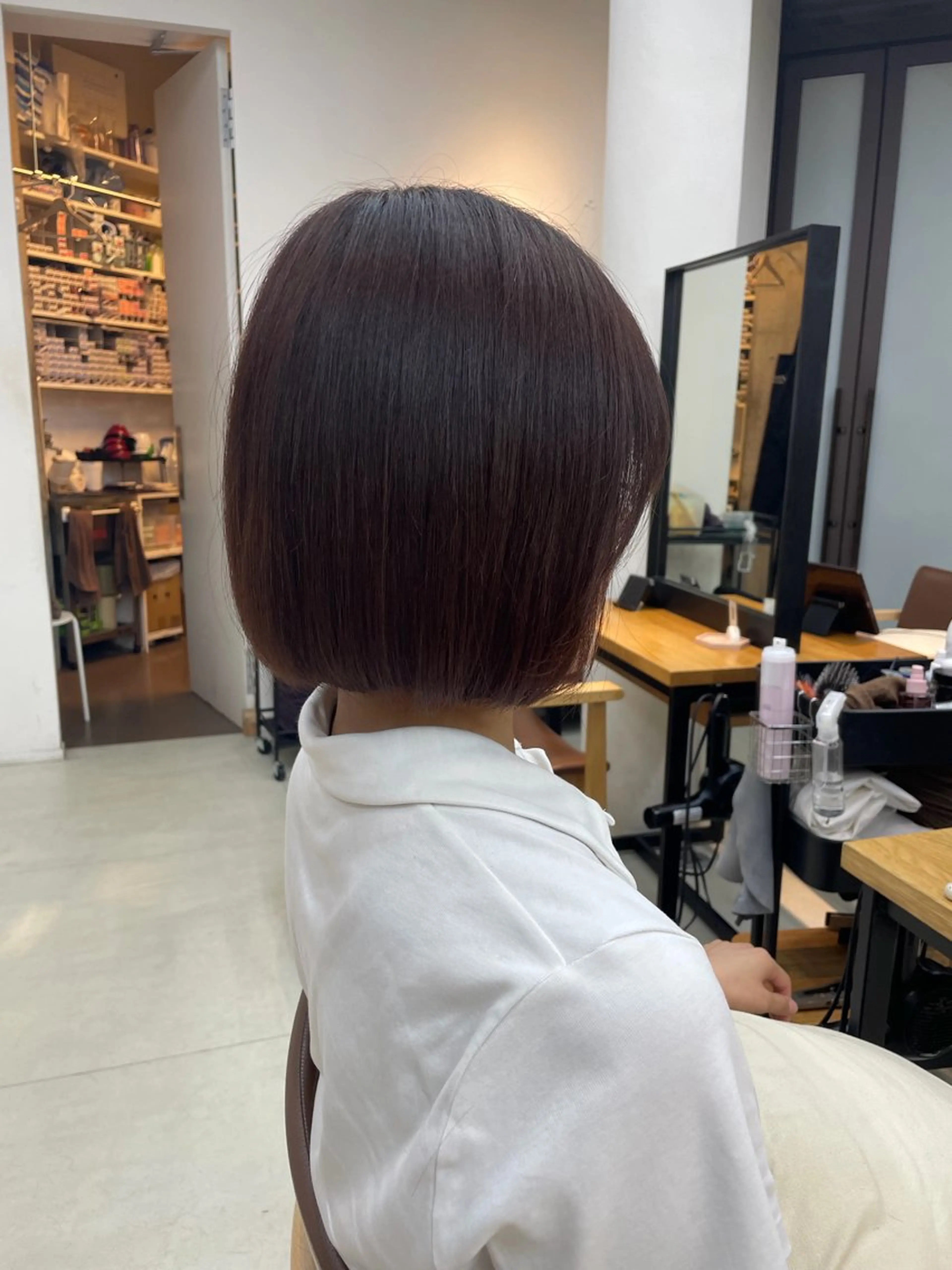 カラー ボブ カット ヘアカラー トリートメント カットモデル募集中 🤍harunaのヘアスタイル