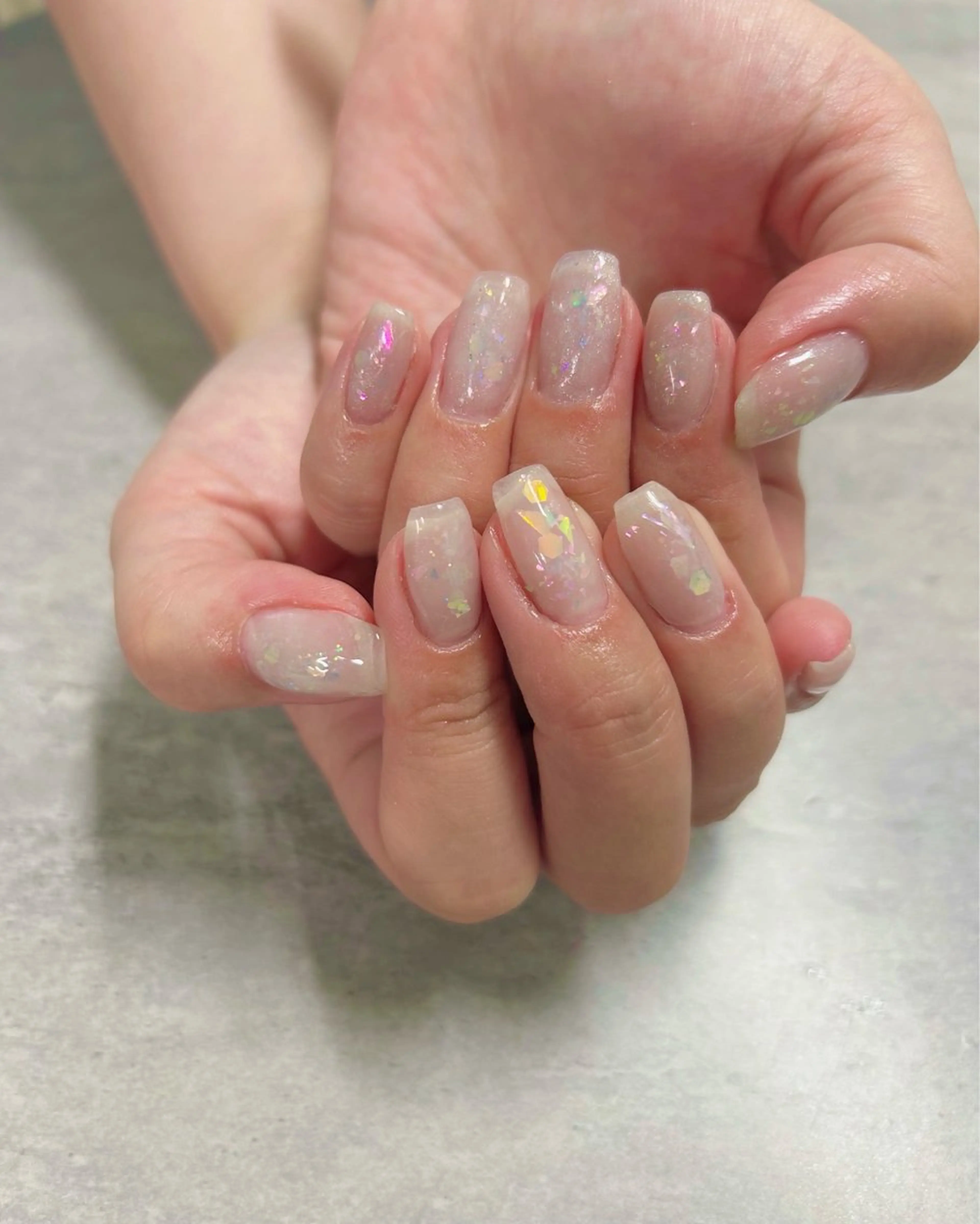 ネイル オーロラネイル MYu Beauty Salon YURIのネイルデザイン