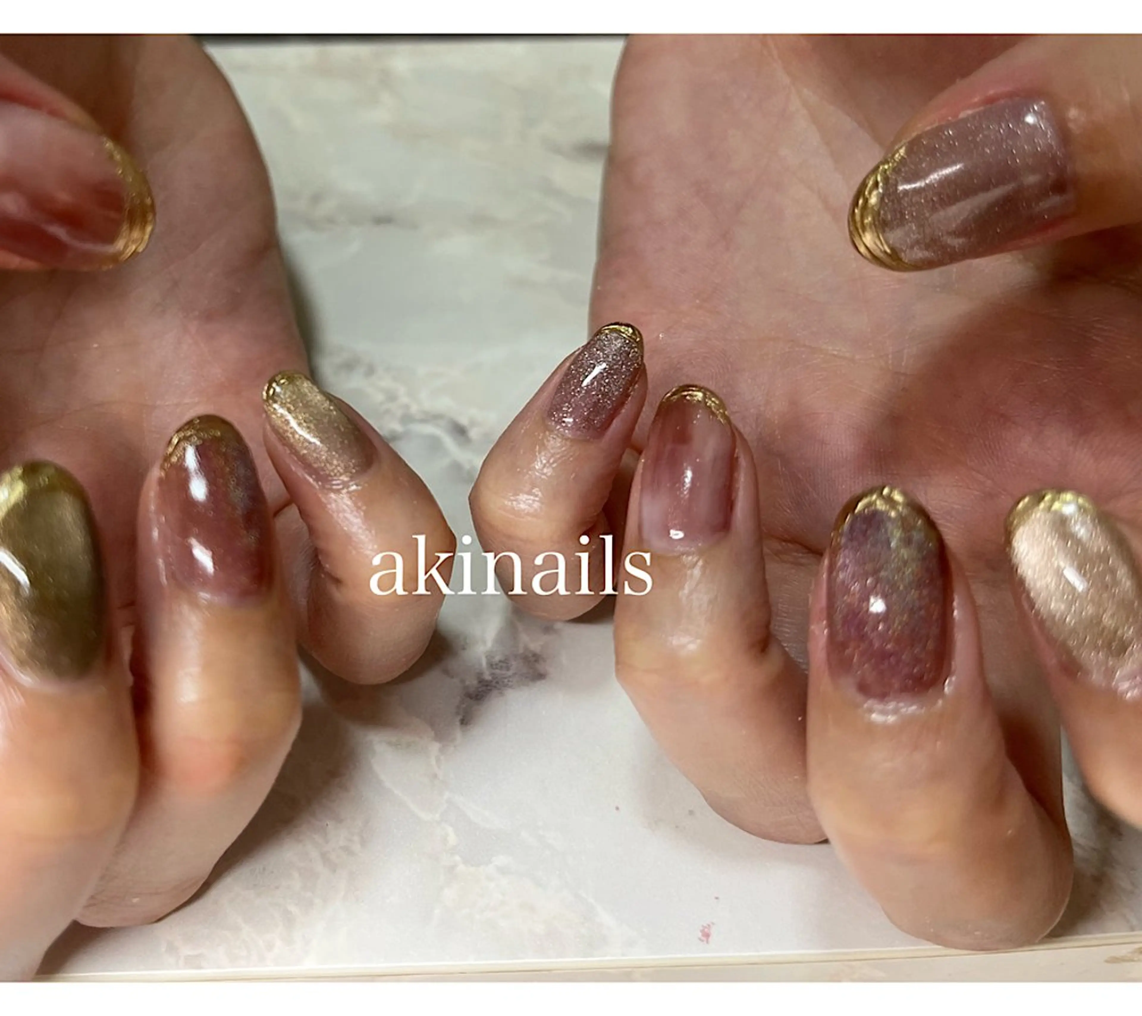 ネイル aki nailsのネイルデザイン
