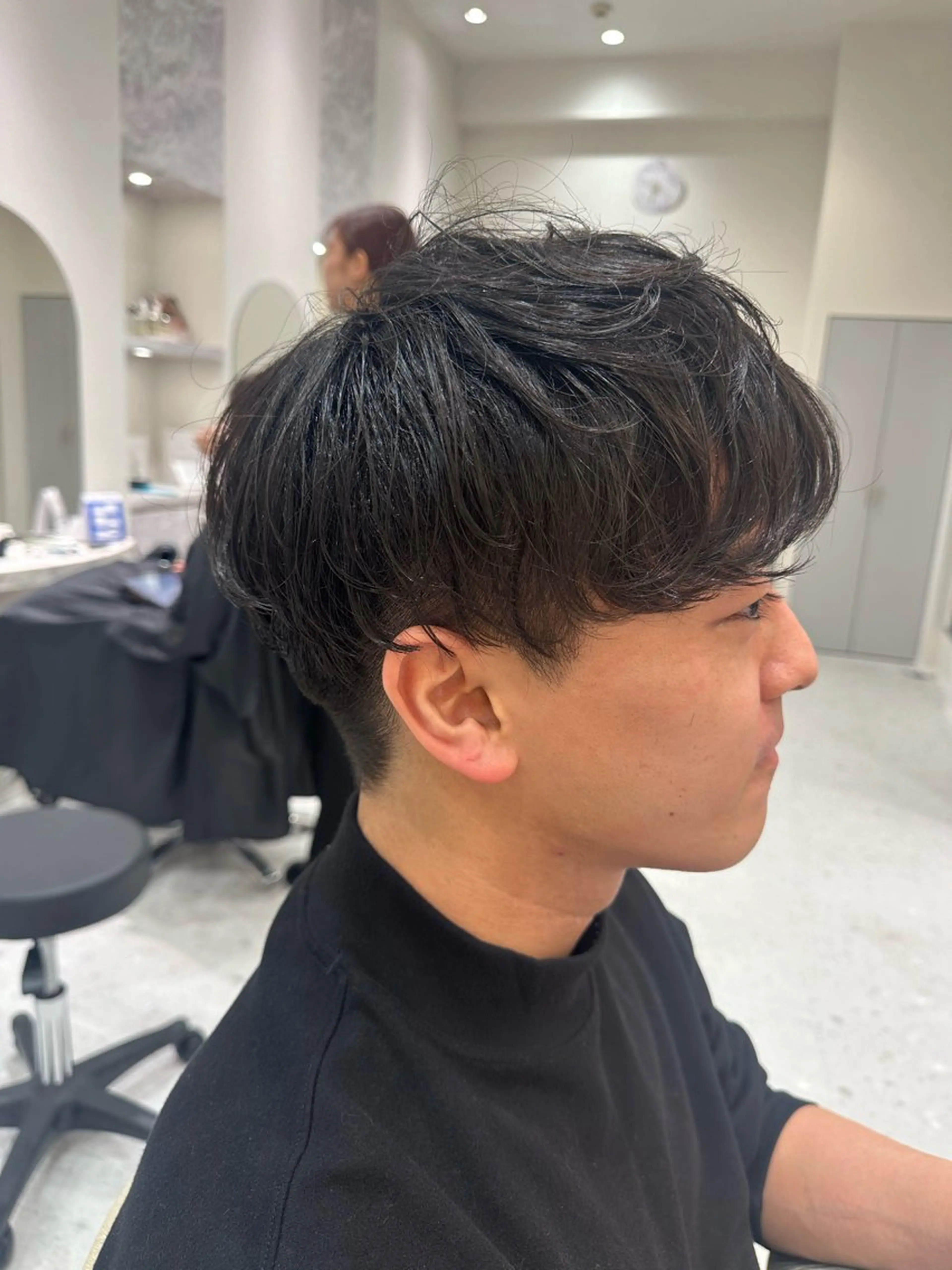 パーマ メンズ カット パーマ トリートメント 韓国レイヤー✨ yasuko銀座のヘアスタイル