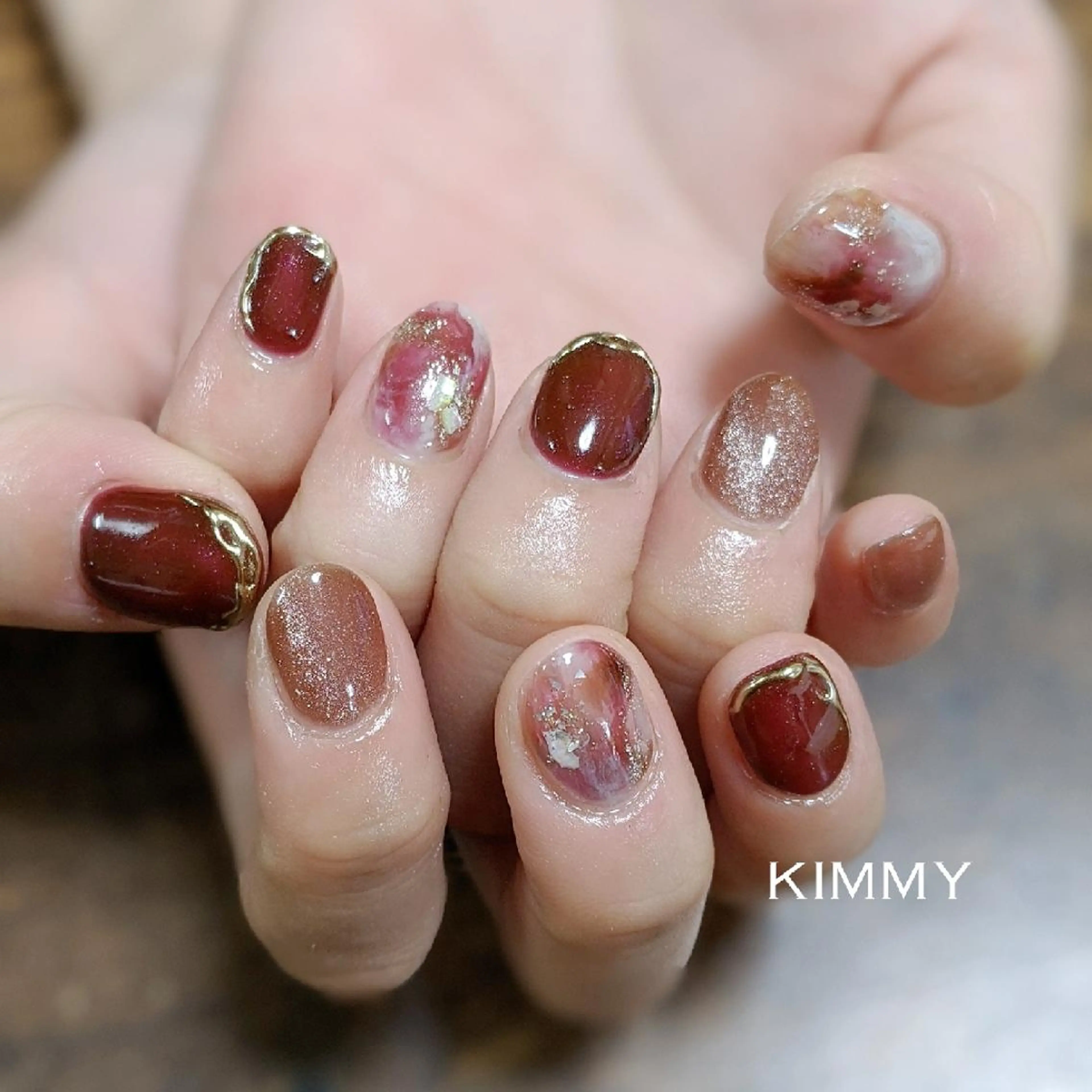 ネイル ハンドネイル kimmy nailsのネイルデザイン