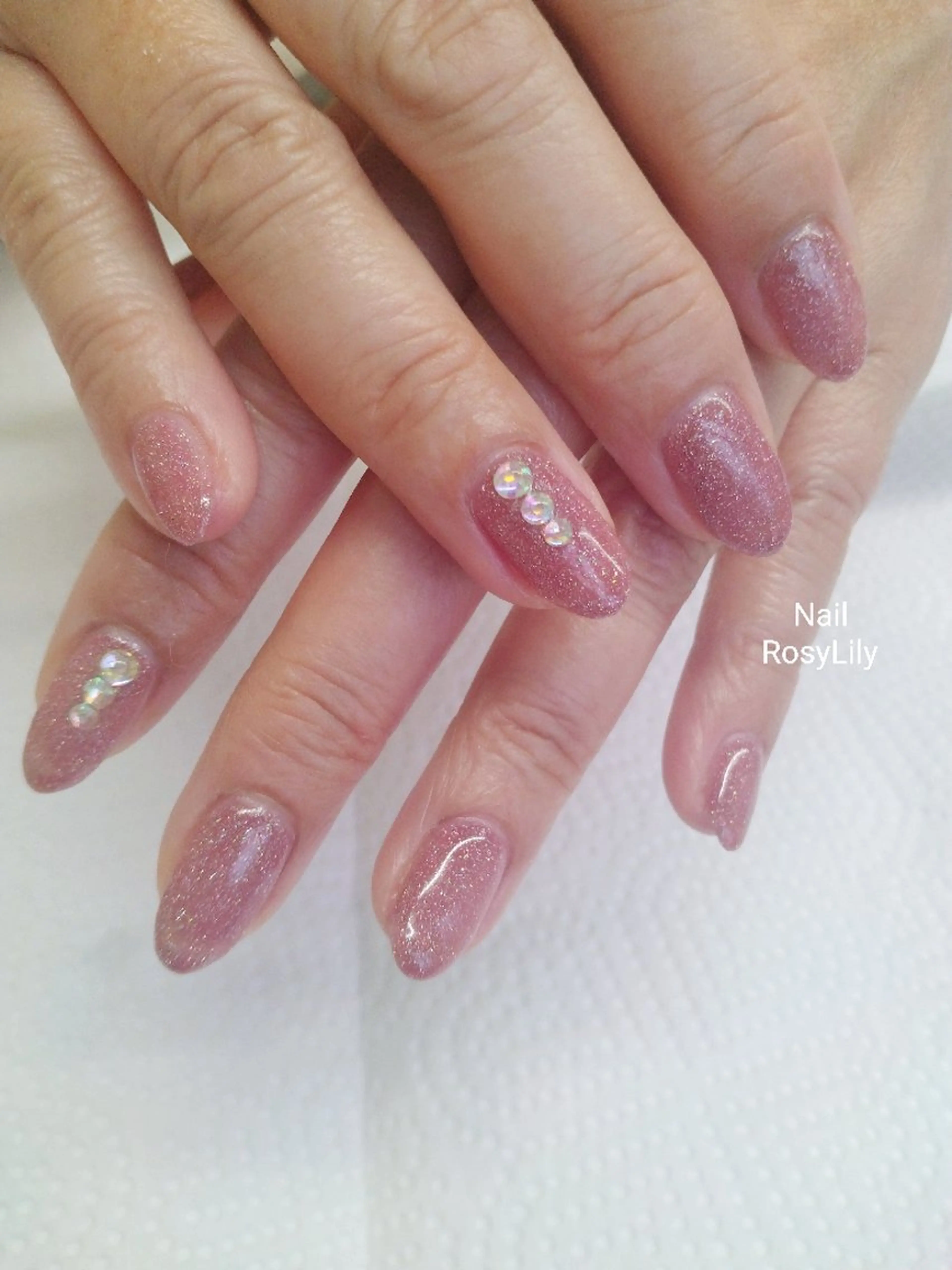 ネイル フラッシュネイル ハンドネイル ハンドケア プライベートサロン RosyLily所属・プライベートサロン Rosy Lilyのネイルデザイン