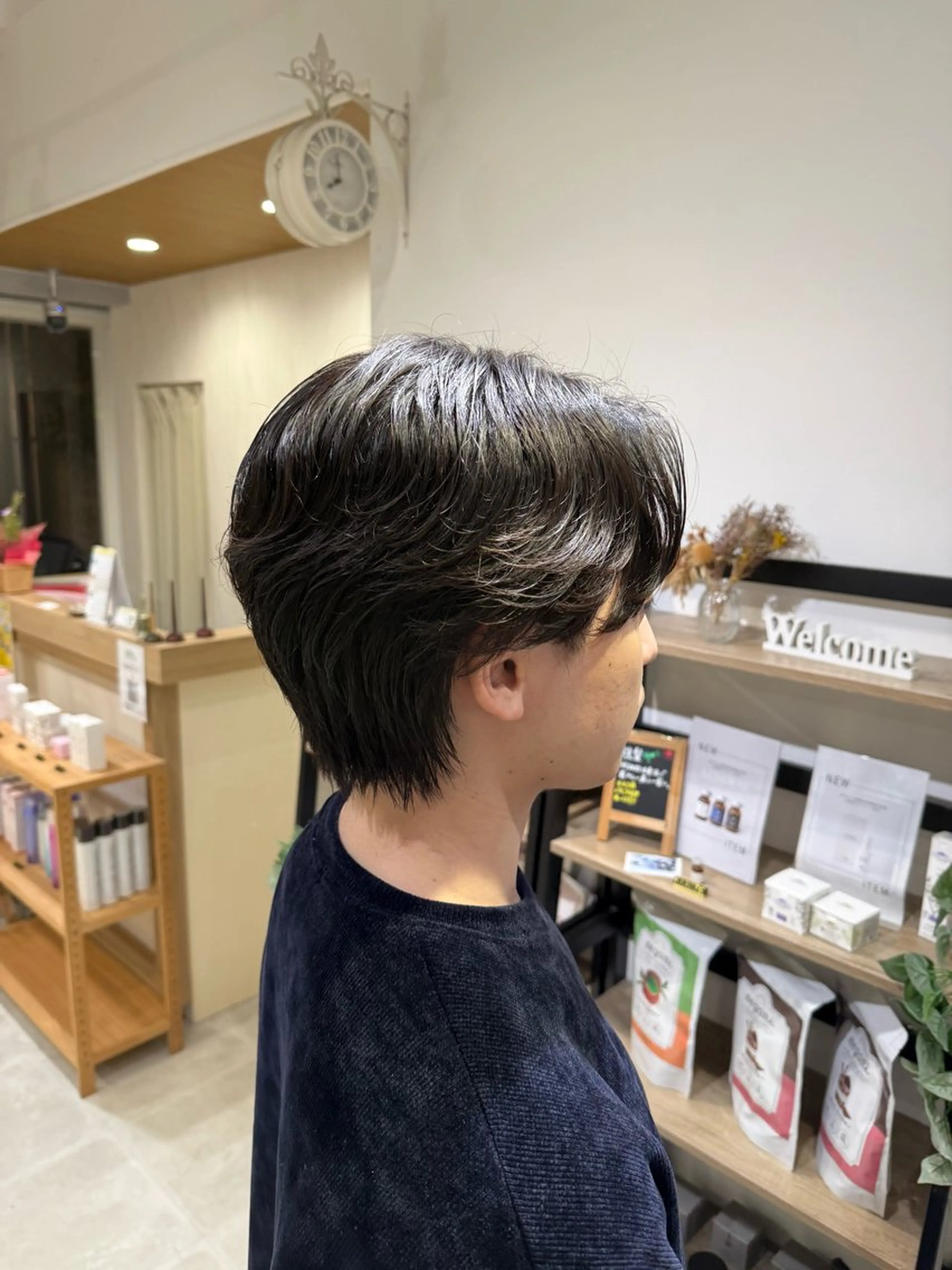 パーマ メンズ 島 歩那のヘアスタイル