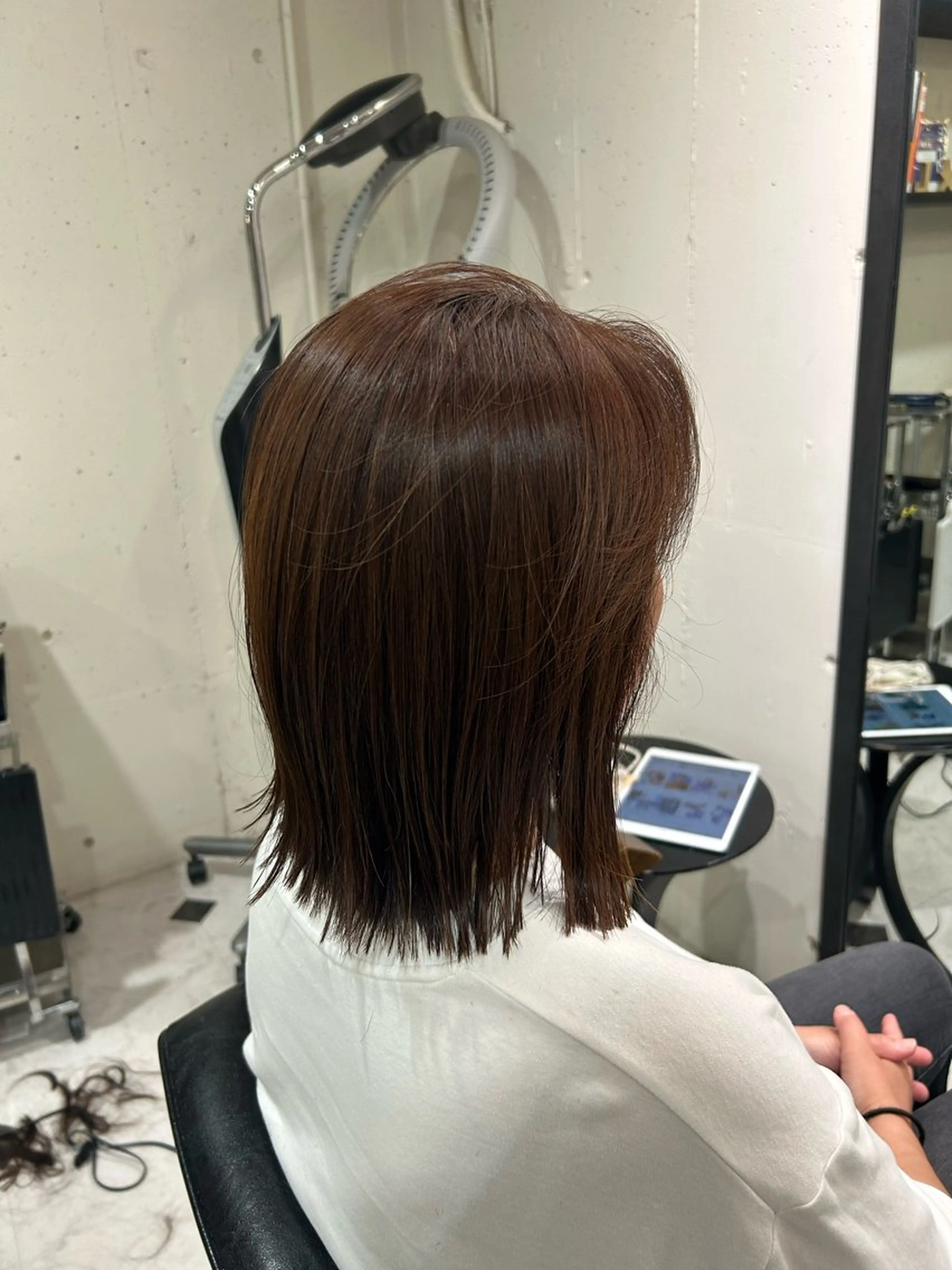 ショート 🌟デザインカラー 久保悠那のヘアスタイル