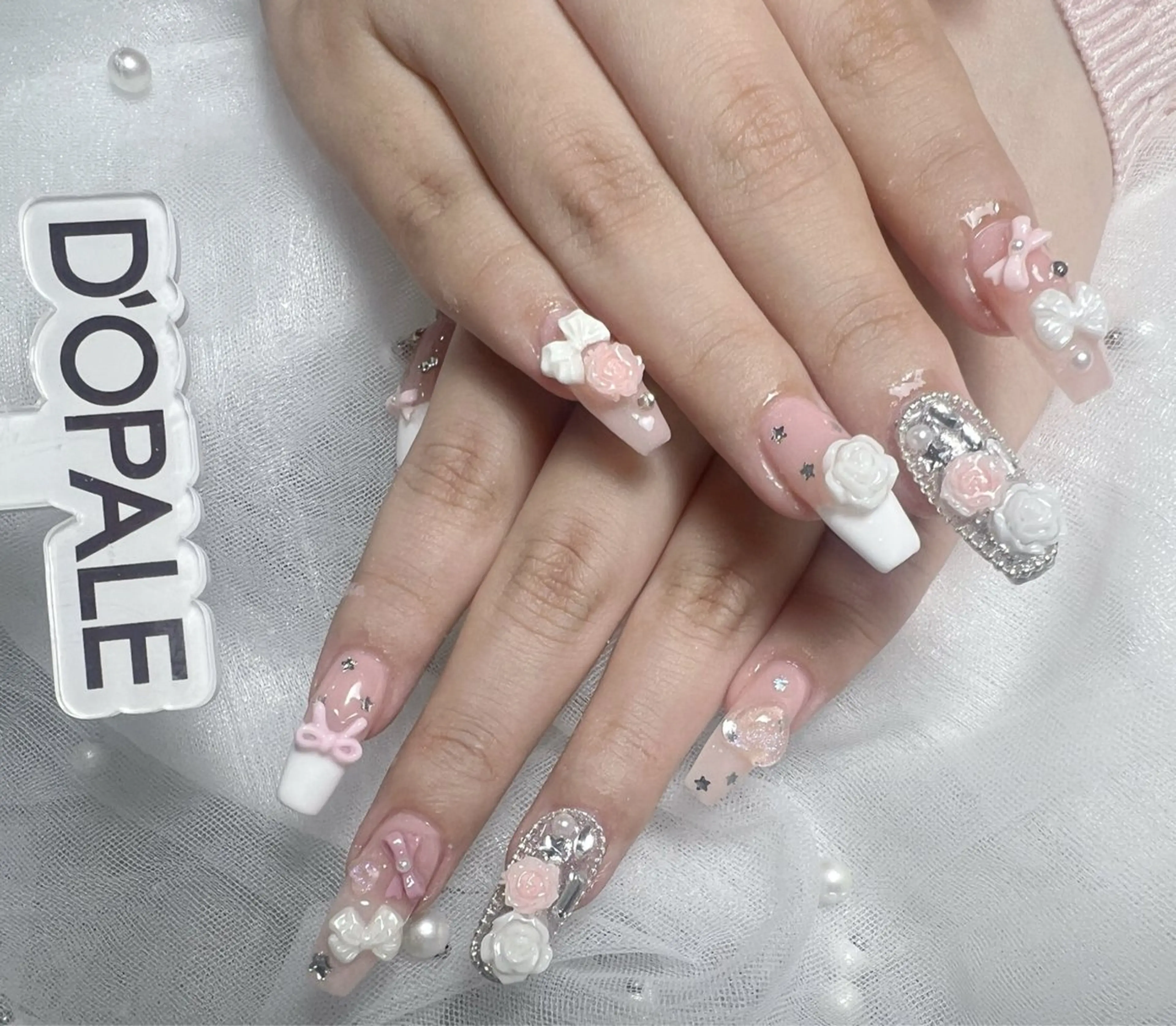 ネイル ハンドネイル 長さ出し専門店 上野店サロンのネイルデザイン