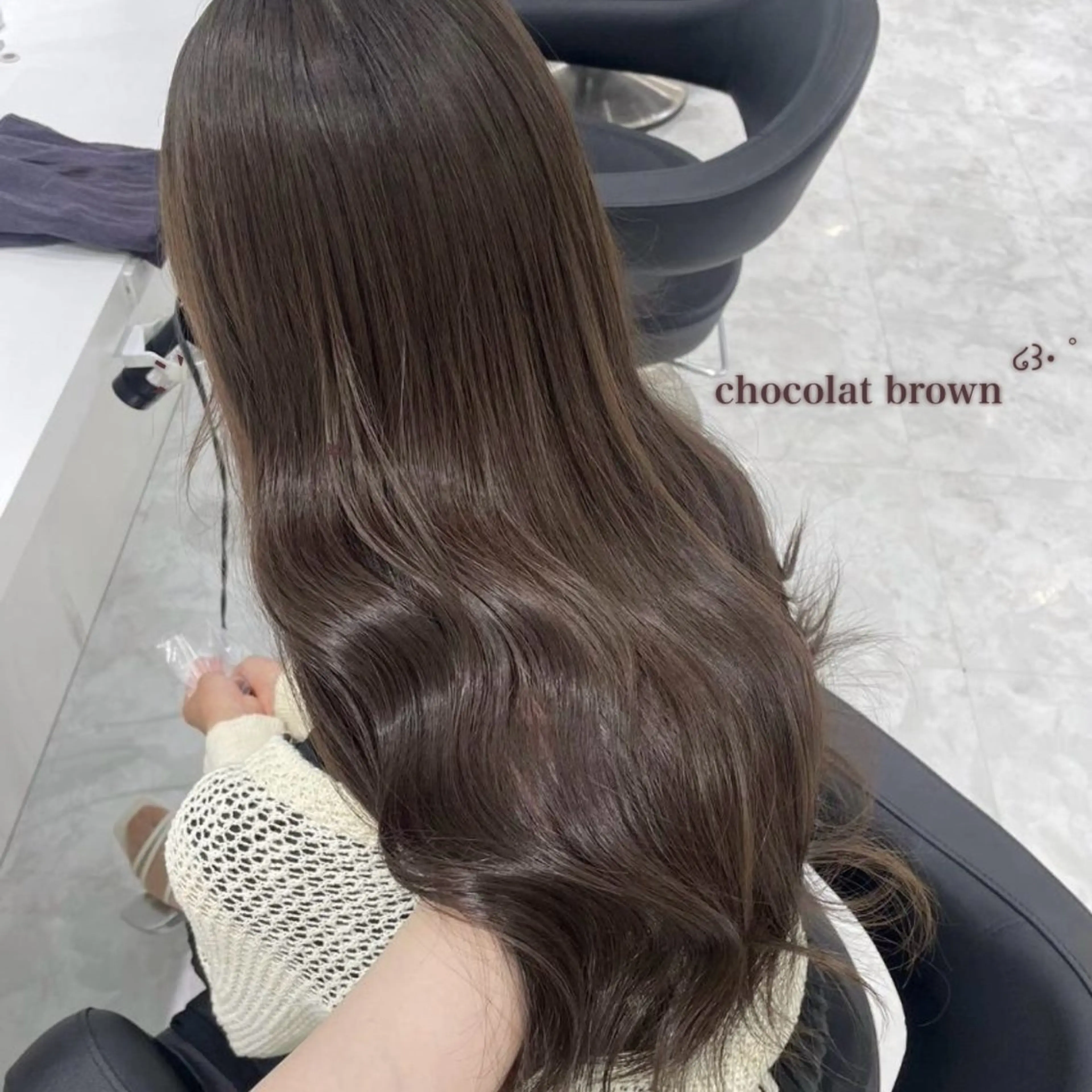 セミロング カラー ヘアカラー トリートメント ヘッドスパ ヘアセット ガーリーstyle ❤︎misaki🏹のヘアスタイル