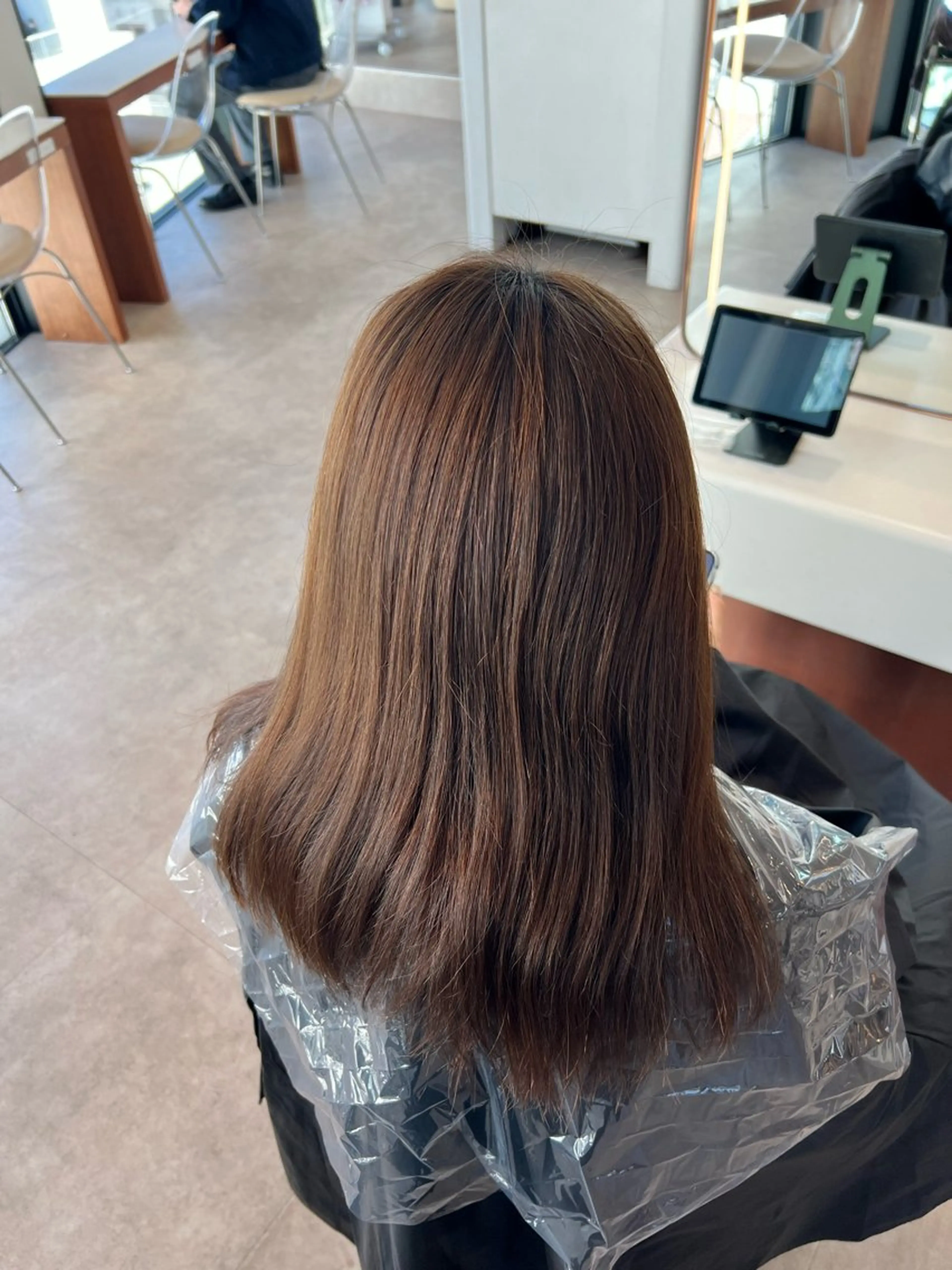 ミディアム カラー ✨髪質改善 縮毛矯正 艶髪 立川 コウキ✨のヘアスタイル