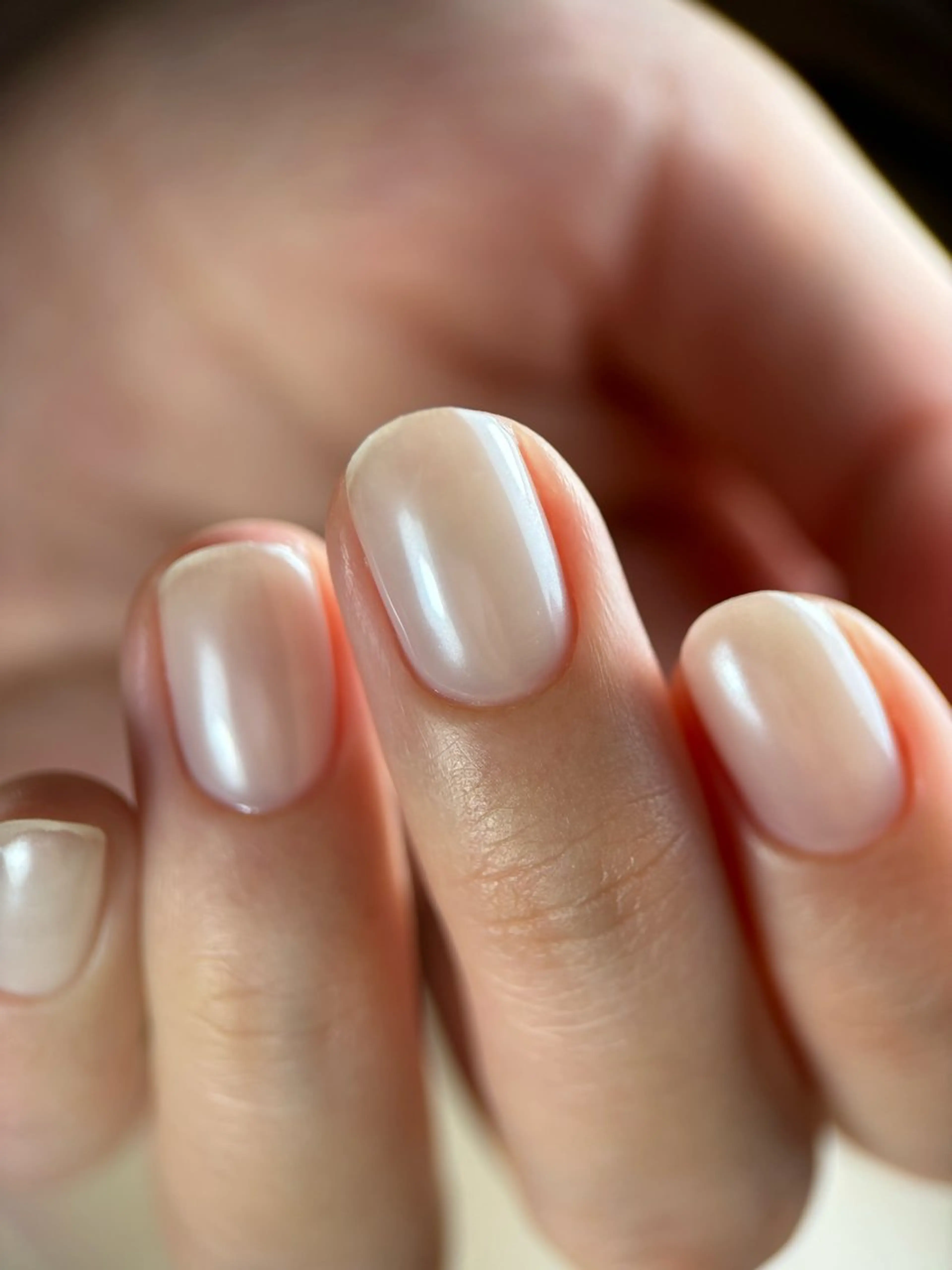 自爪 Short nail 自店オフ無料◆ワンカラー＋爪強化＋ロシアンマニキュア/マグネットネイル/フラッシュONokの写真