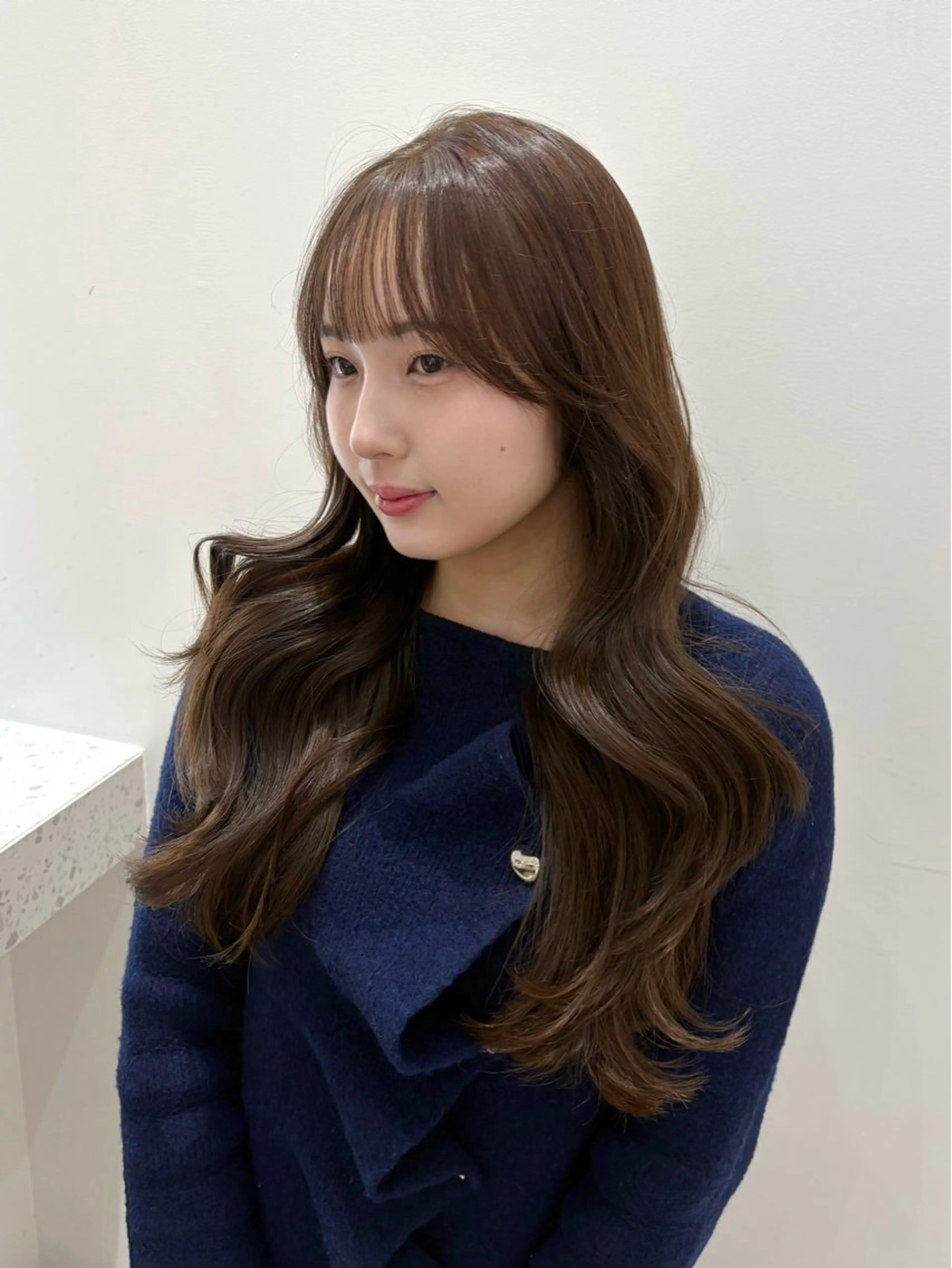 【✨️ダメージ補習✨️】髪質改善inケアカラー+カット+TOKIO超音波TR🪩🪽の写真