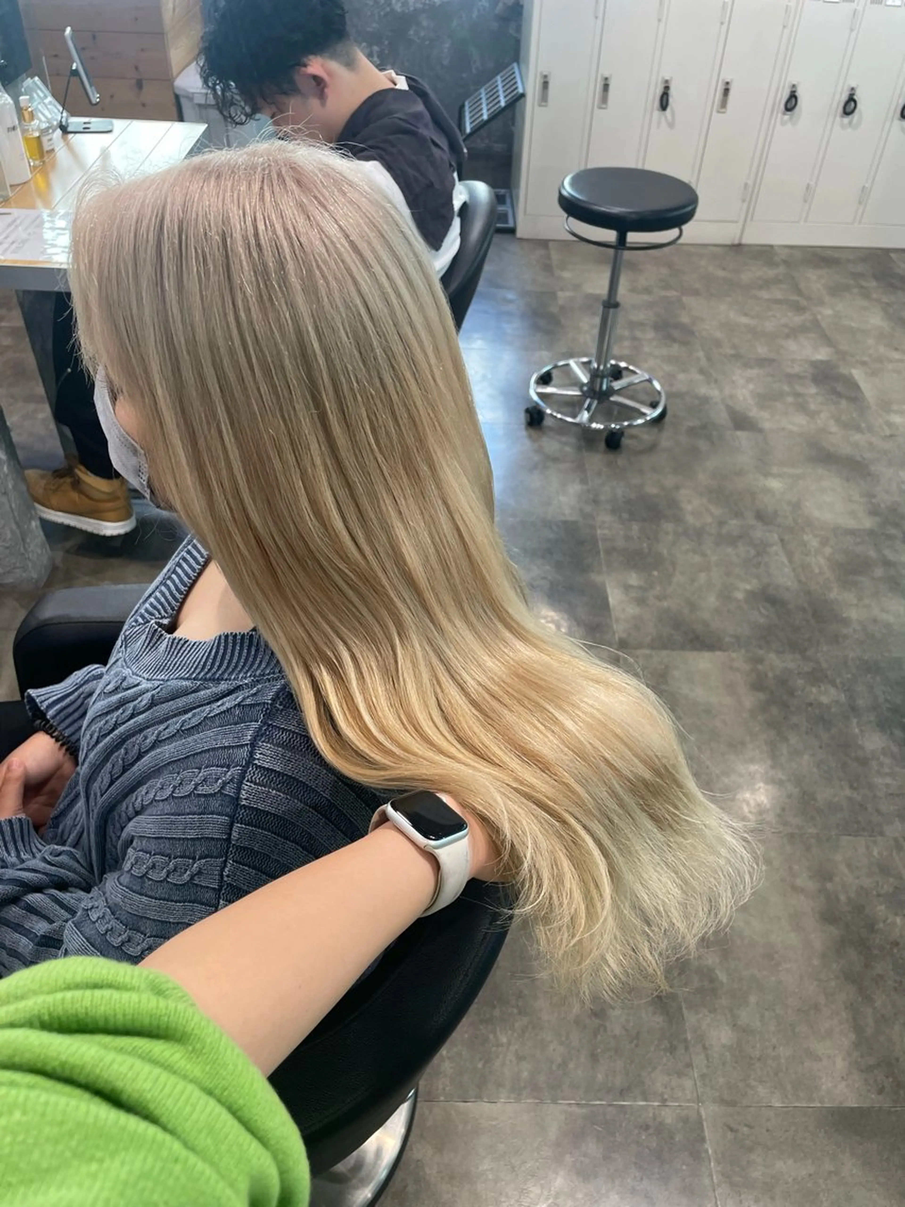 ロング カラー ヘアカラー ハイトーン 横浜💞ミオのヘアスタイル