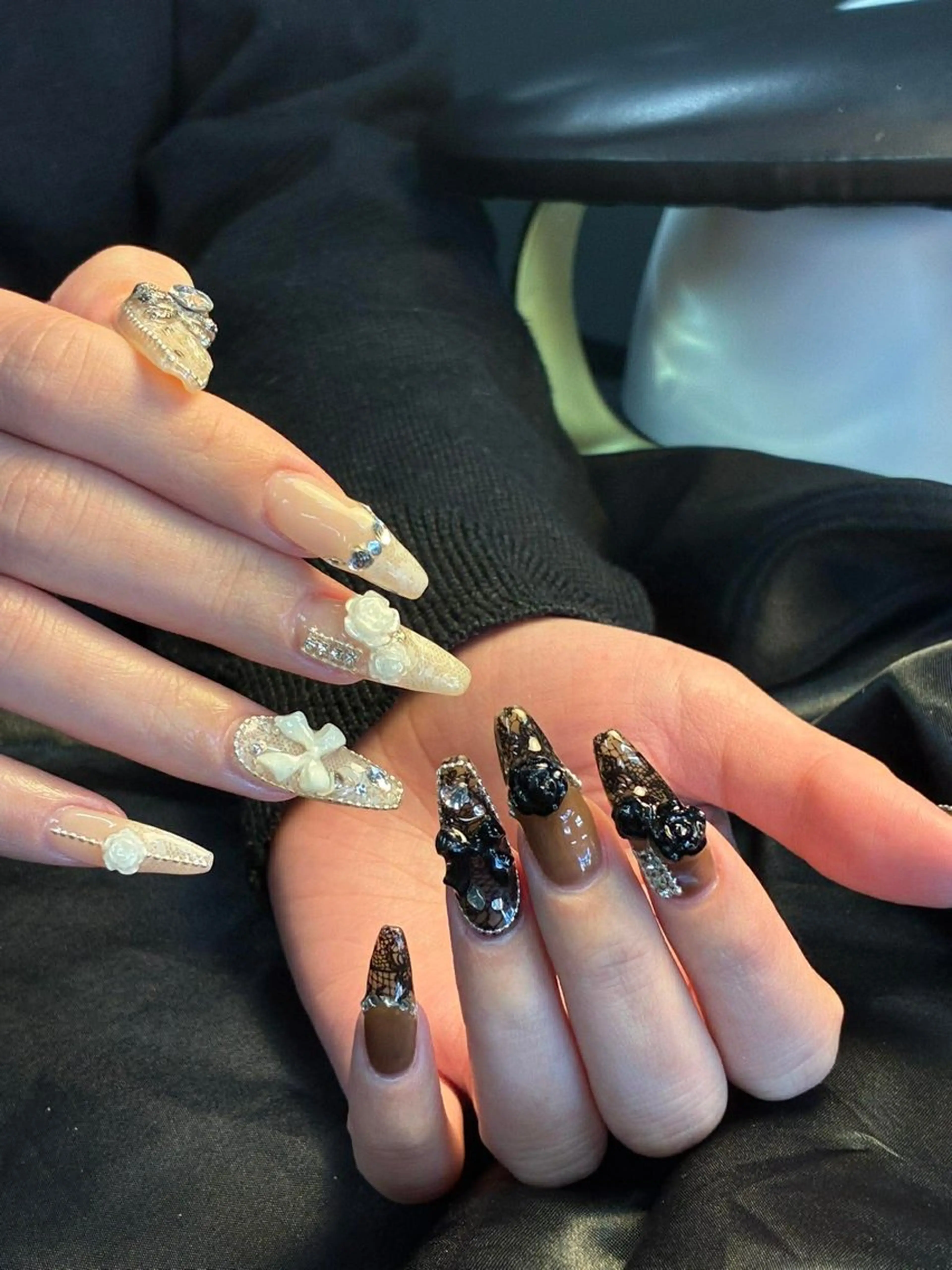 ネイル 韓国ネイル 持ち込み ニュアンスネイル ネイルチップ ハンドネイル Doraemi ANA.CHUOのネイルデザイン