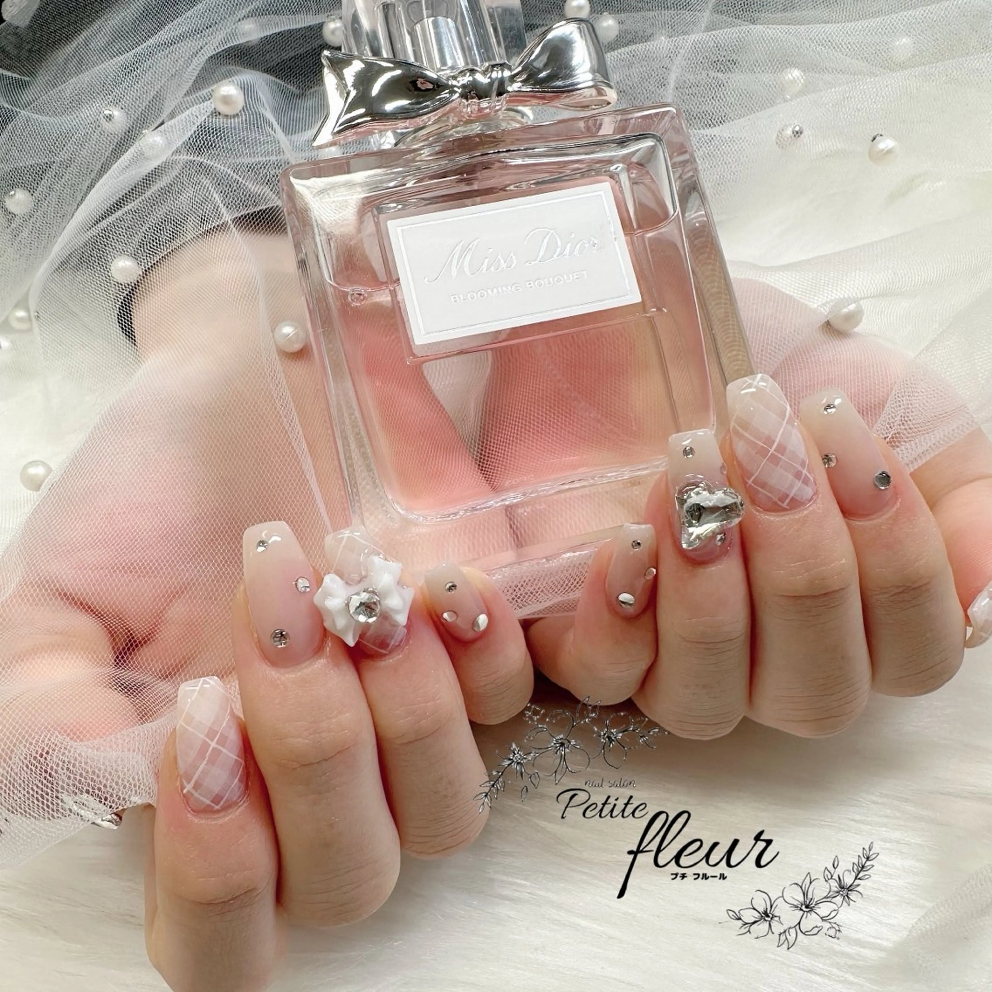 ネイル 持ち込み ❁⃘*。Petite fleur❁⃘*りさのネイルデザイン