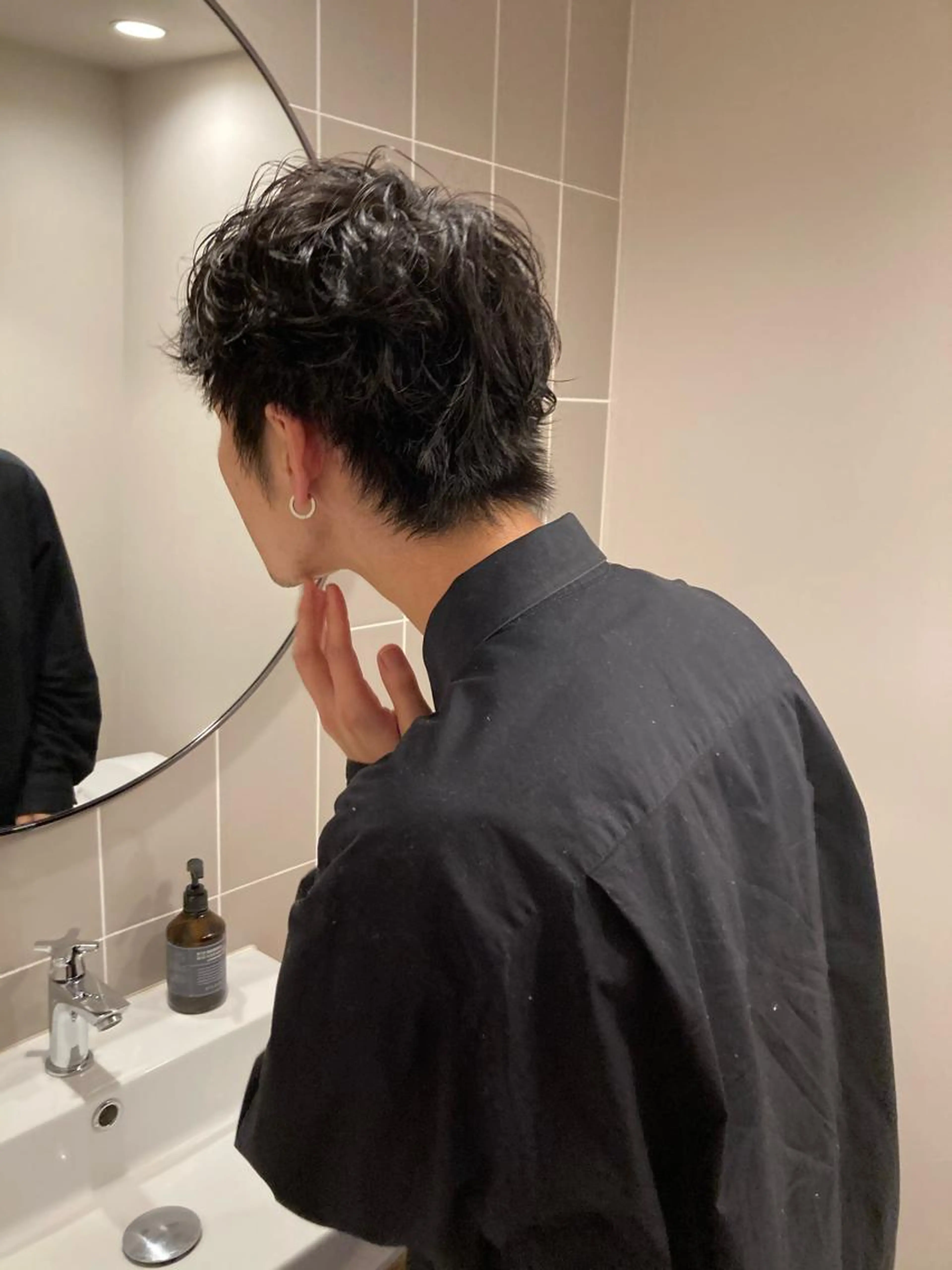 限定メニューメンズカットの写真