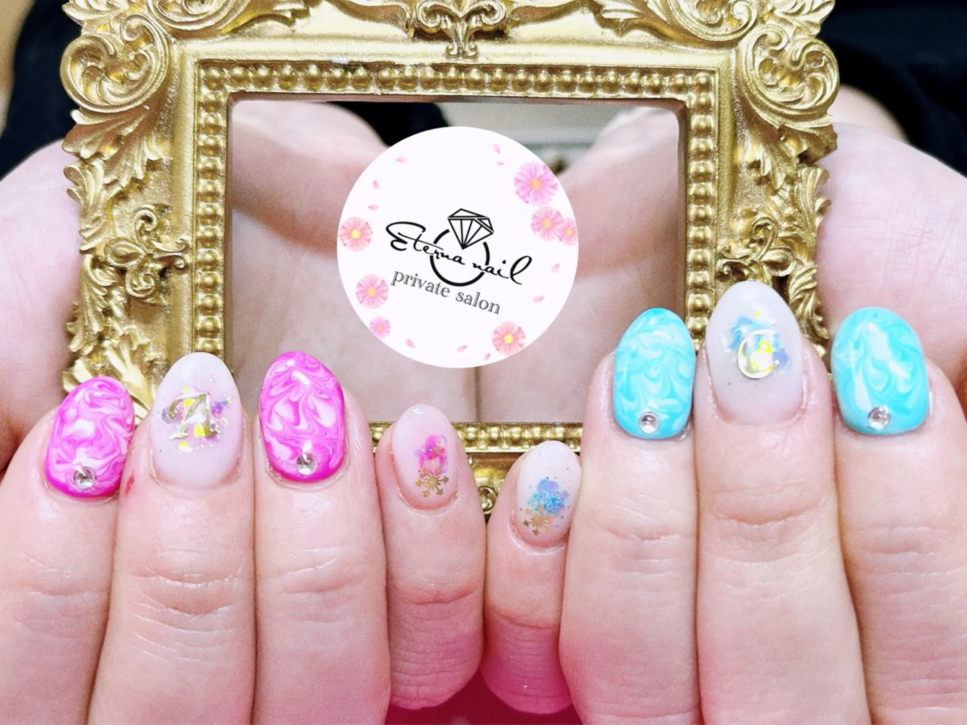 ネイル ハンドネイル ハンドケア プライベートサロン eternanailのネイルデザイン