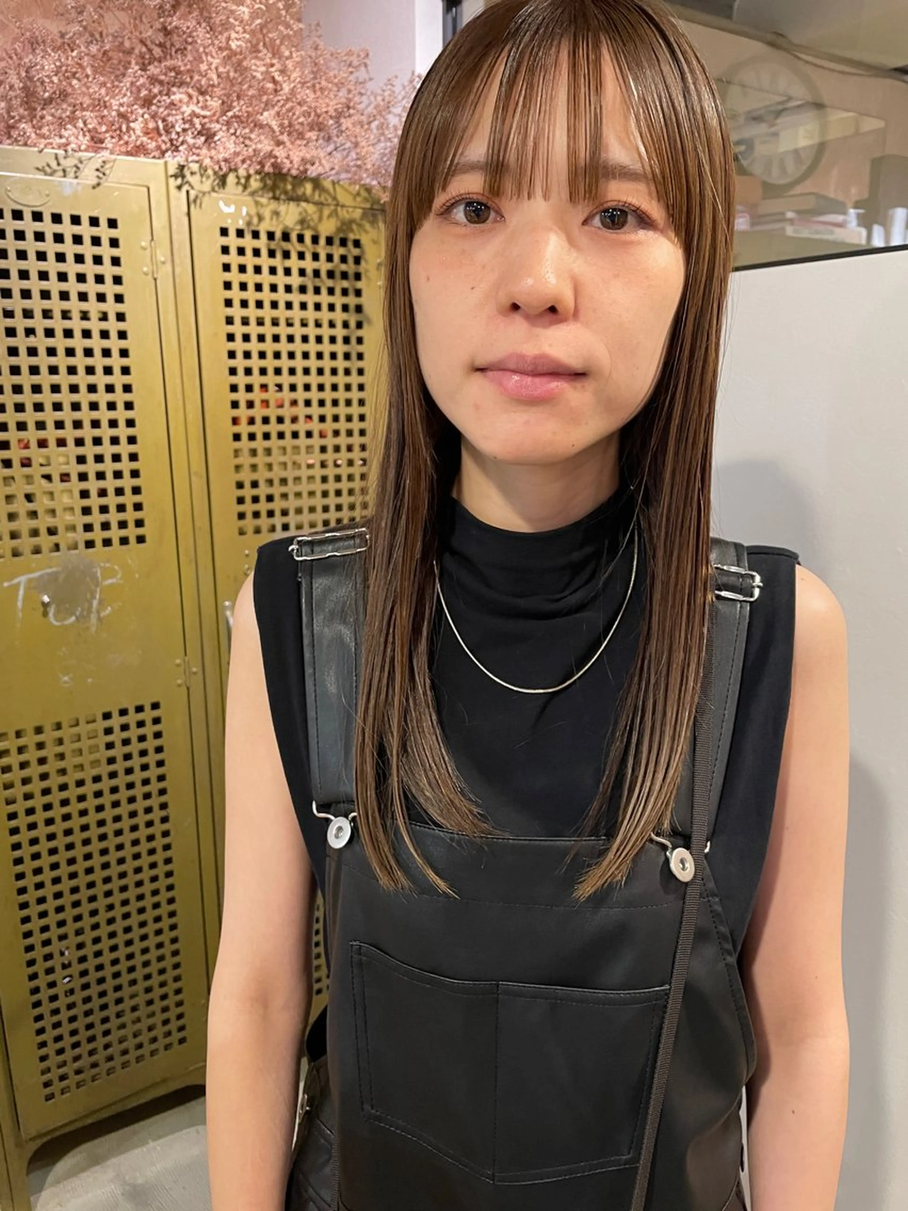 ロング カット ヘアカラー トリートメント さの あやねのヘアスタイル