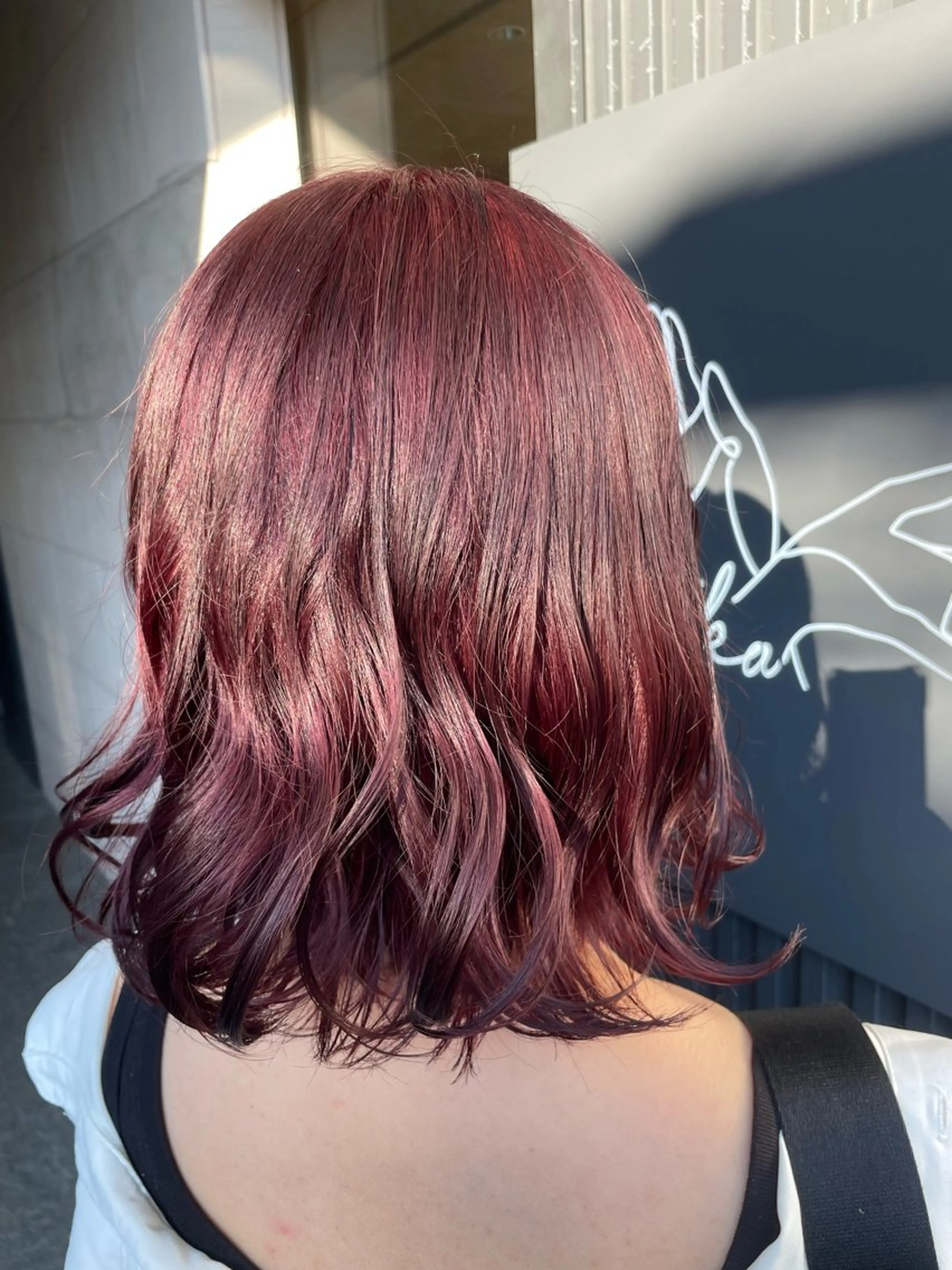 Wカラー🩷🩵ブリーチ➕カラー➕トリートメントの写真