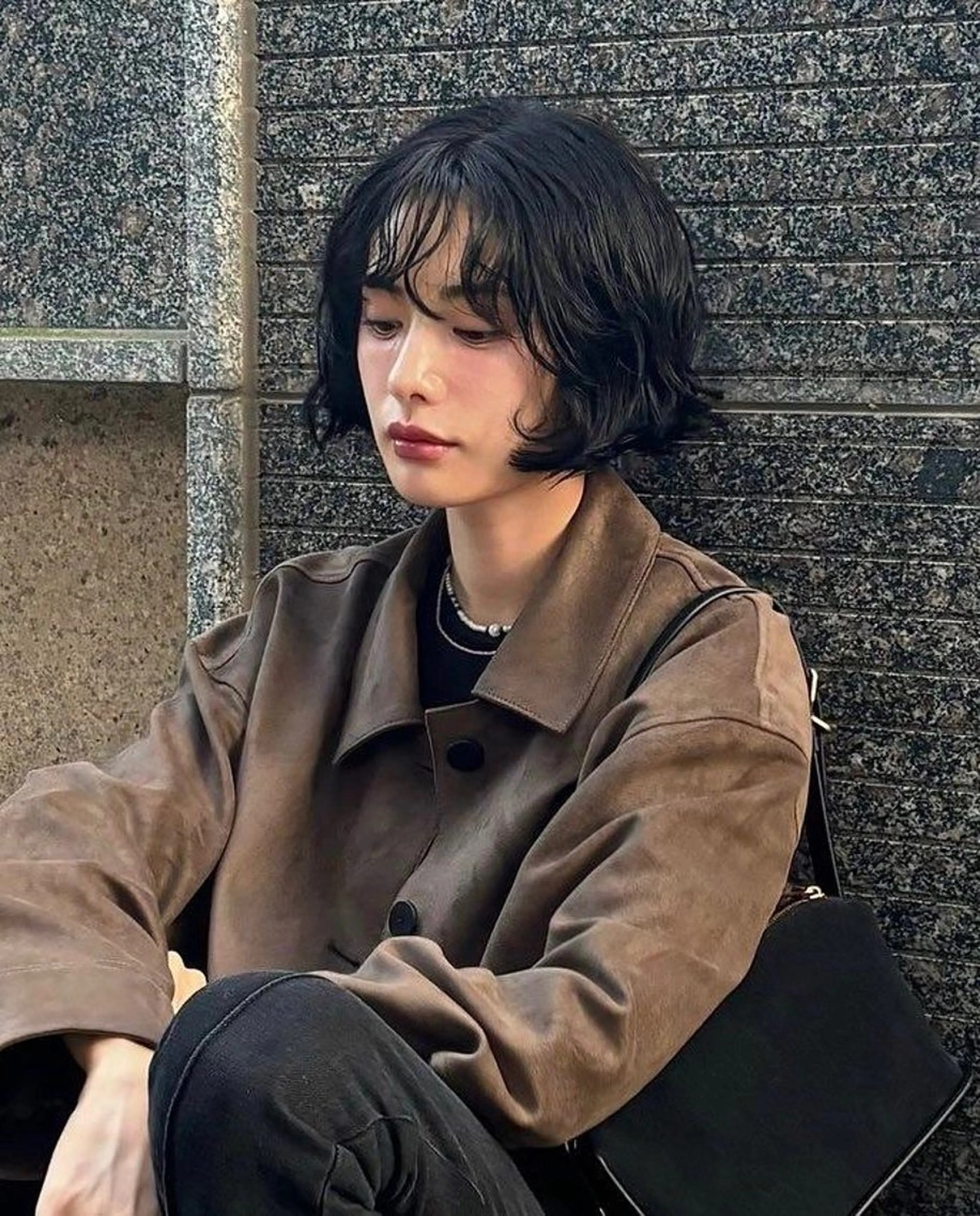 パーマ ボブ.顔周りカット カット/ユキカのヘアスタイル