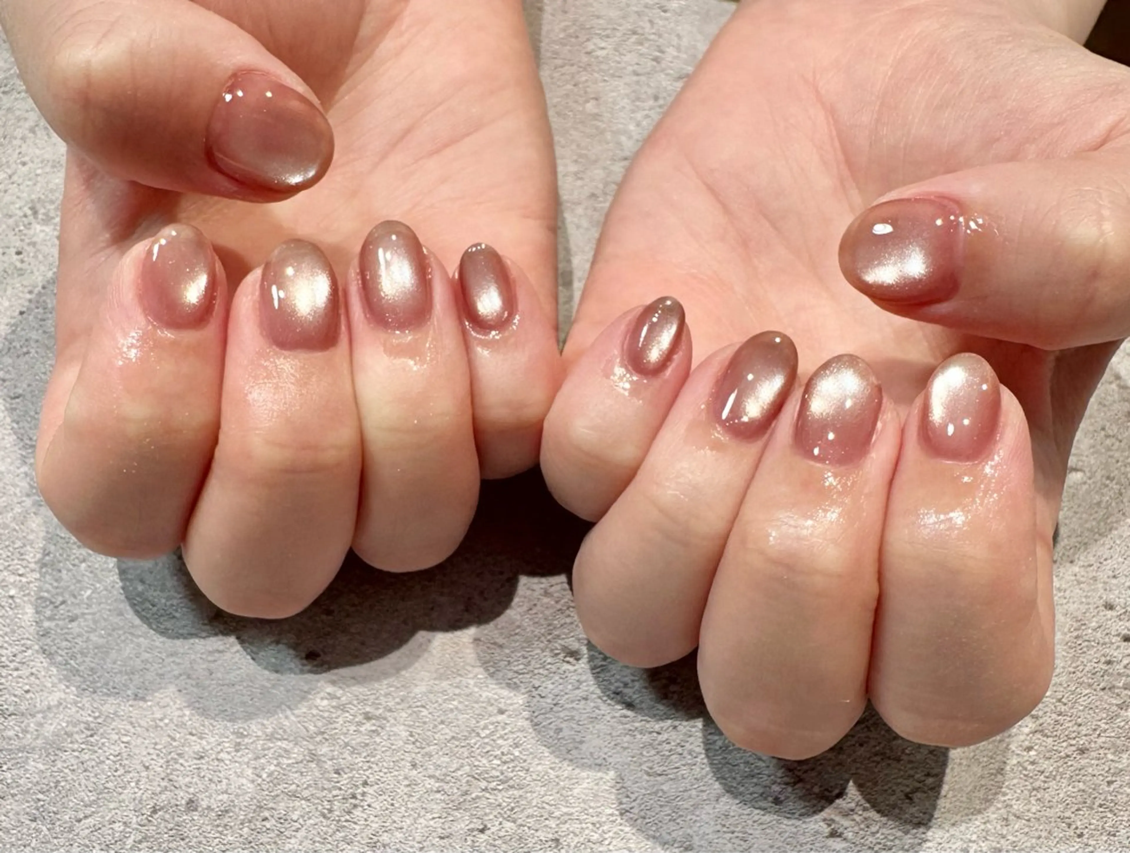 ネイル マグネットネイル ハンドネイル 入山 聡美のネイルデザイン