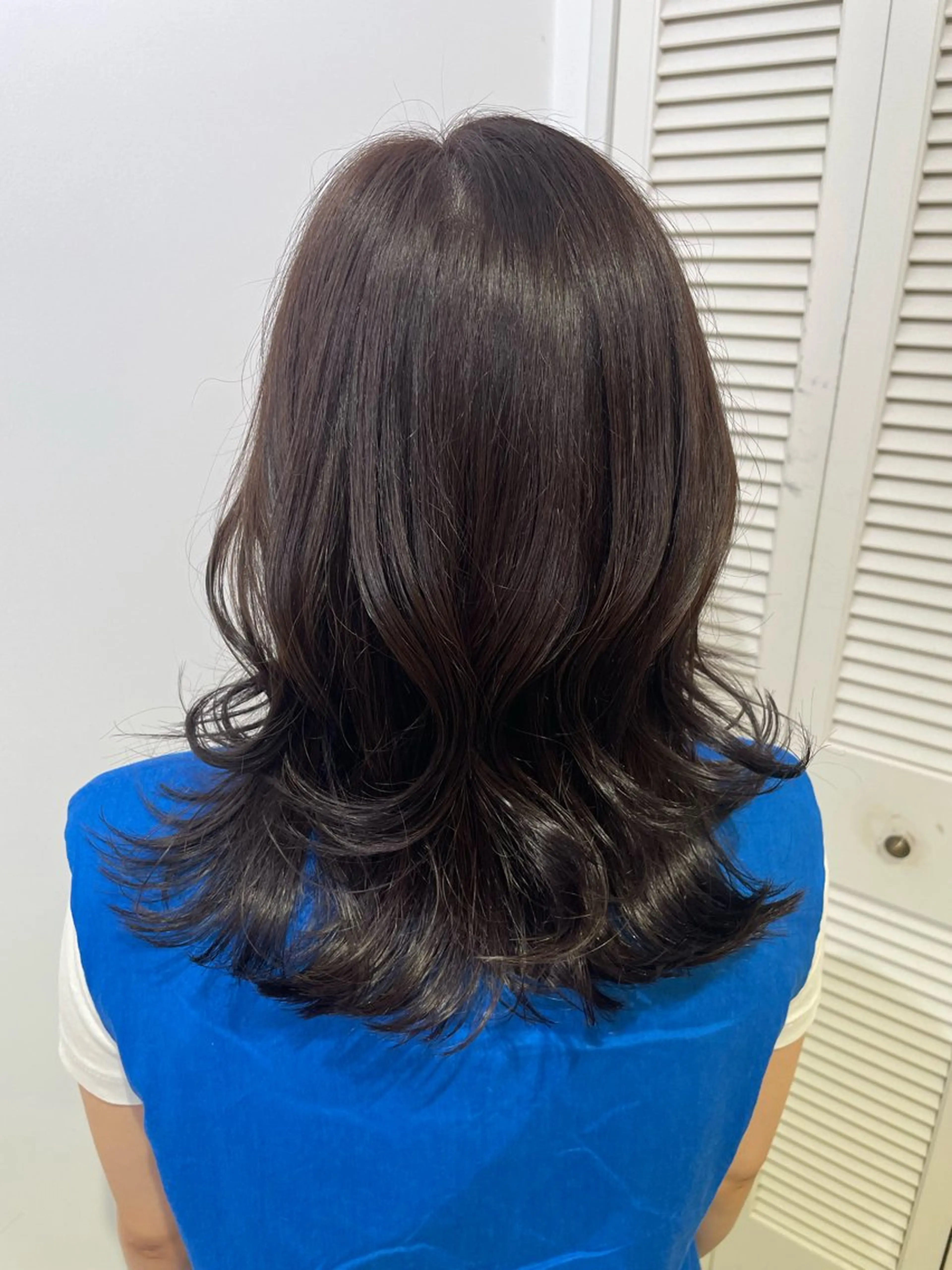 セミロング カラー adorable万代店所属・adorable 綿貫羽南のヘアスタイル