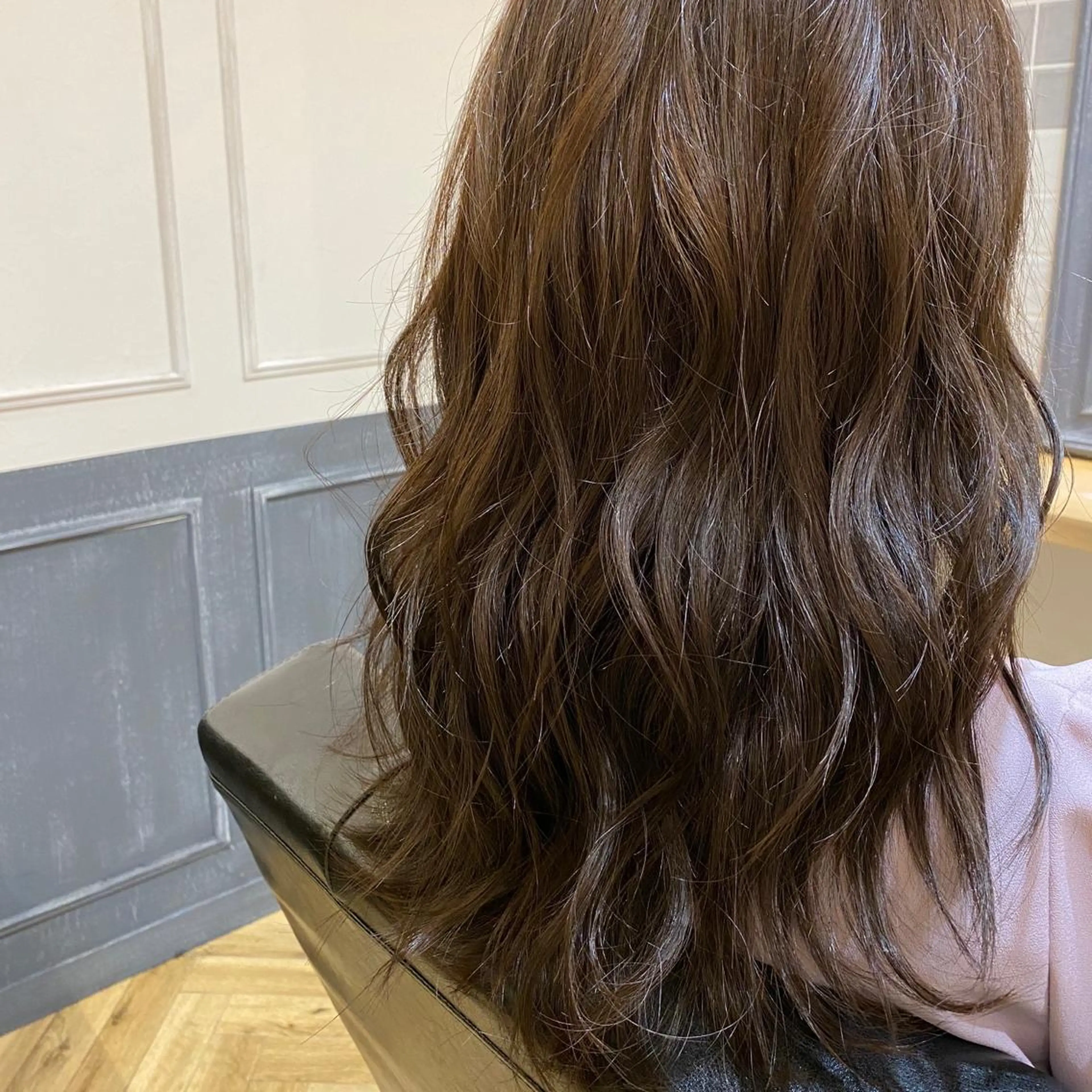 ロング カラー 艶カラー/韓国顔周り 🎀mamiのヘアスタイル