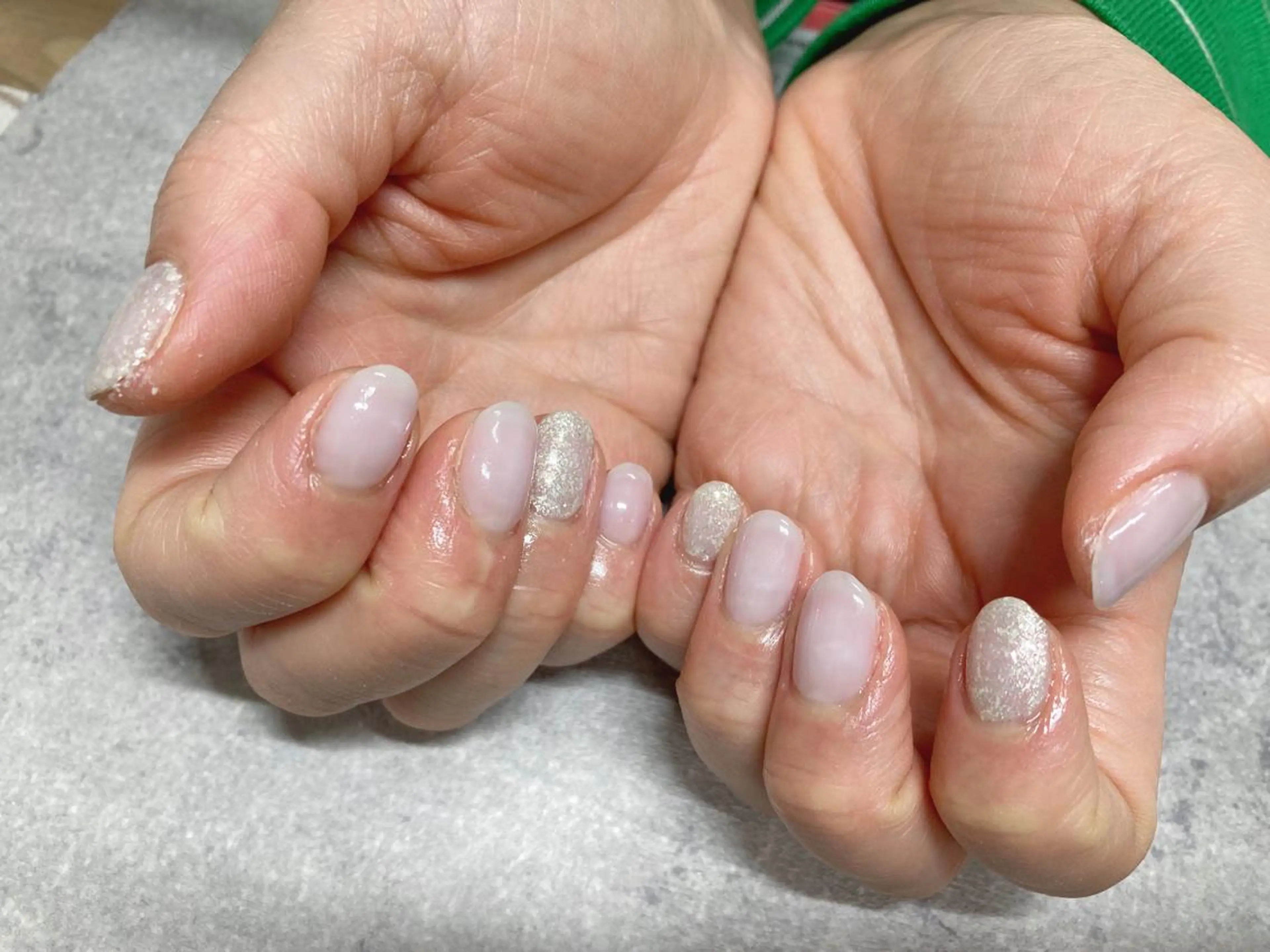 ネイル オーロラネイル フラワーネイル フットネイル フレンチネイル ジェルネイル ハンドネイル Mogu nail 二子玉川のネイルデザイン