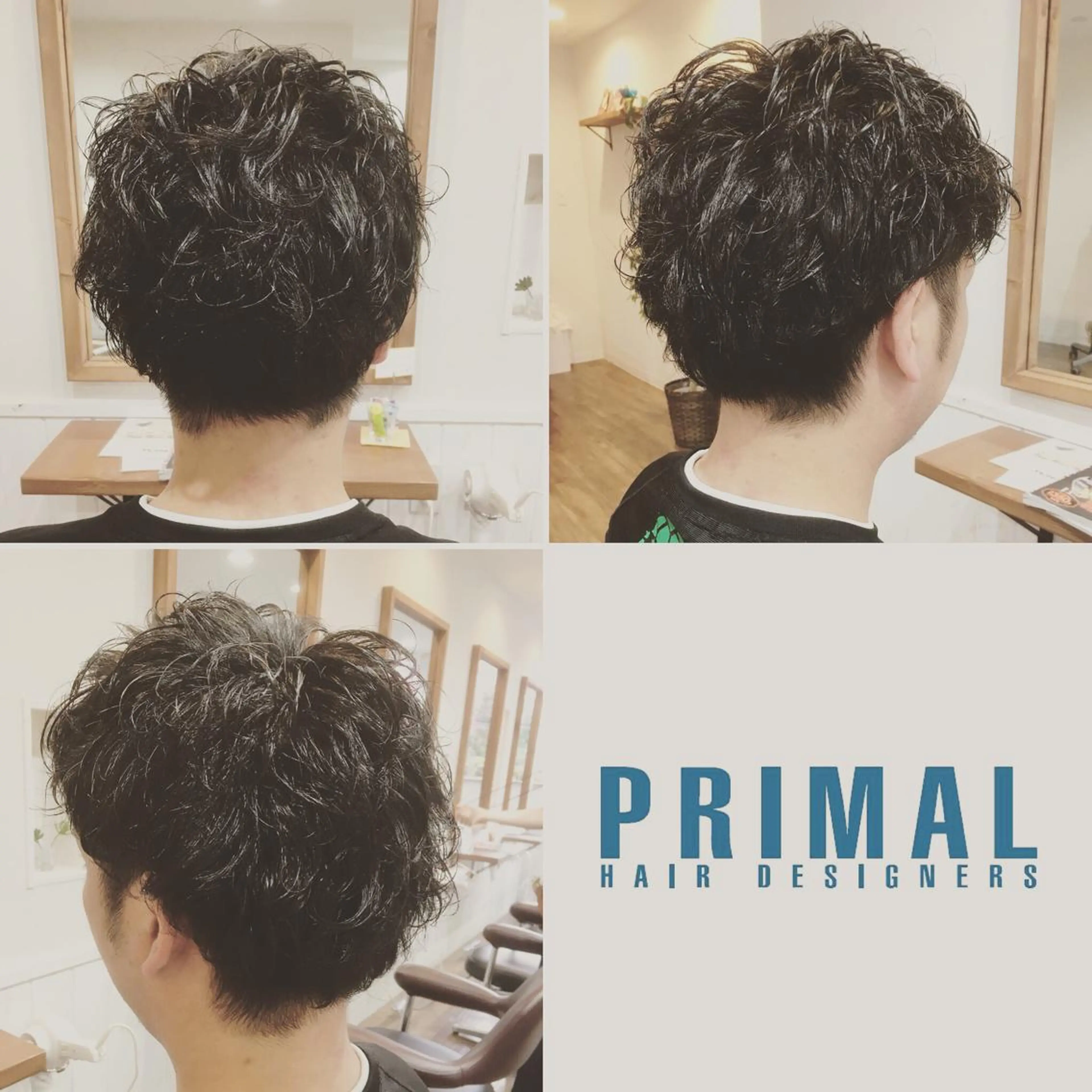 パーマ メンズ カット パーマ 佐瀬竜矢PRIMAL /portのヘアスタイル