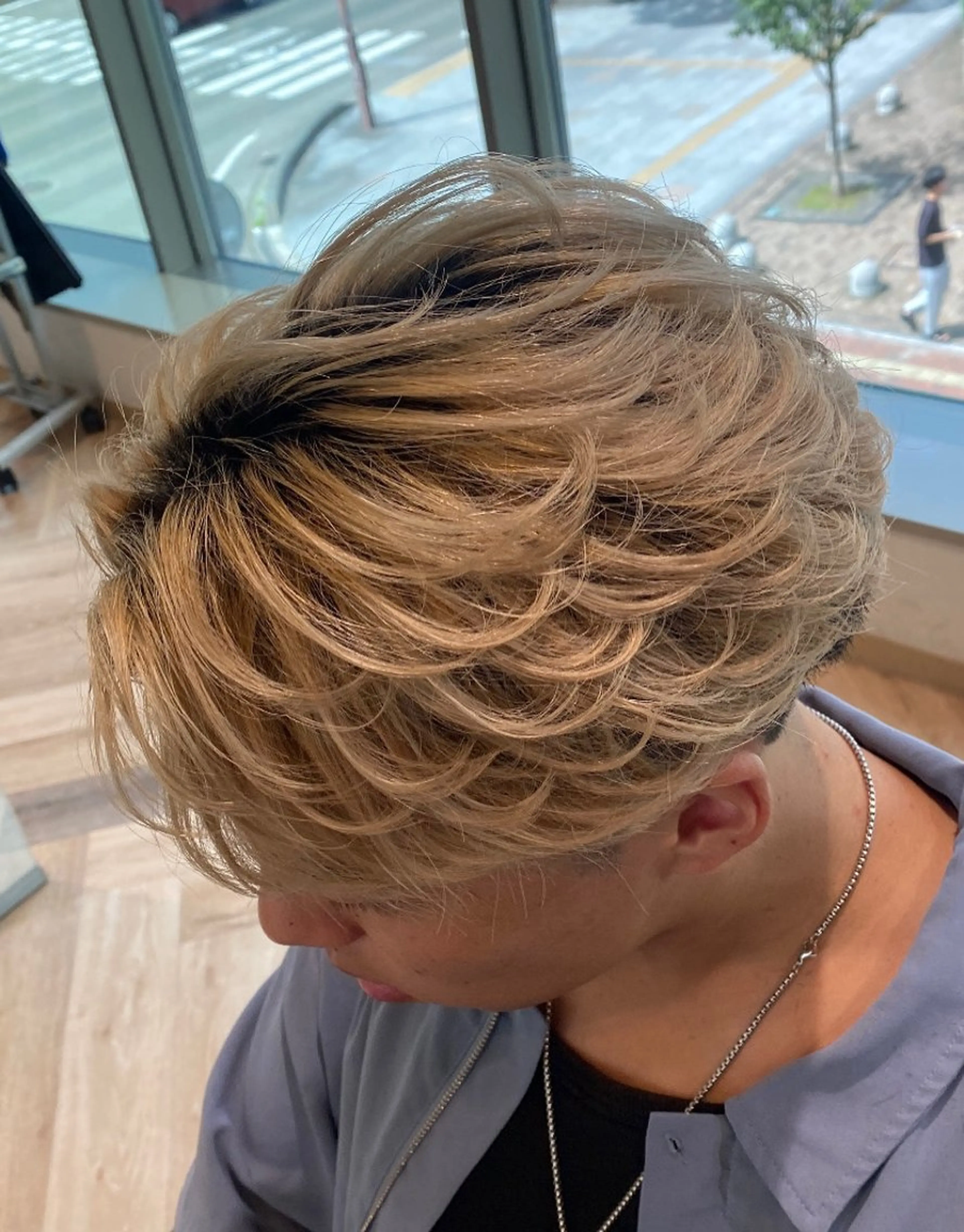 メンズ カット ヘアカラー メンズ特化/フェザー /パーマ/伊勢元のヘアスタイル