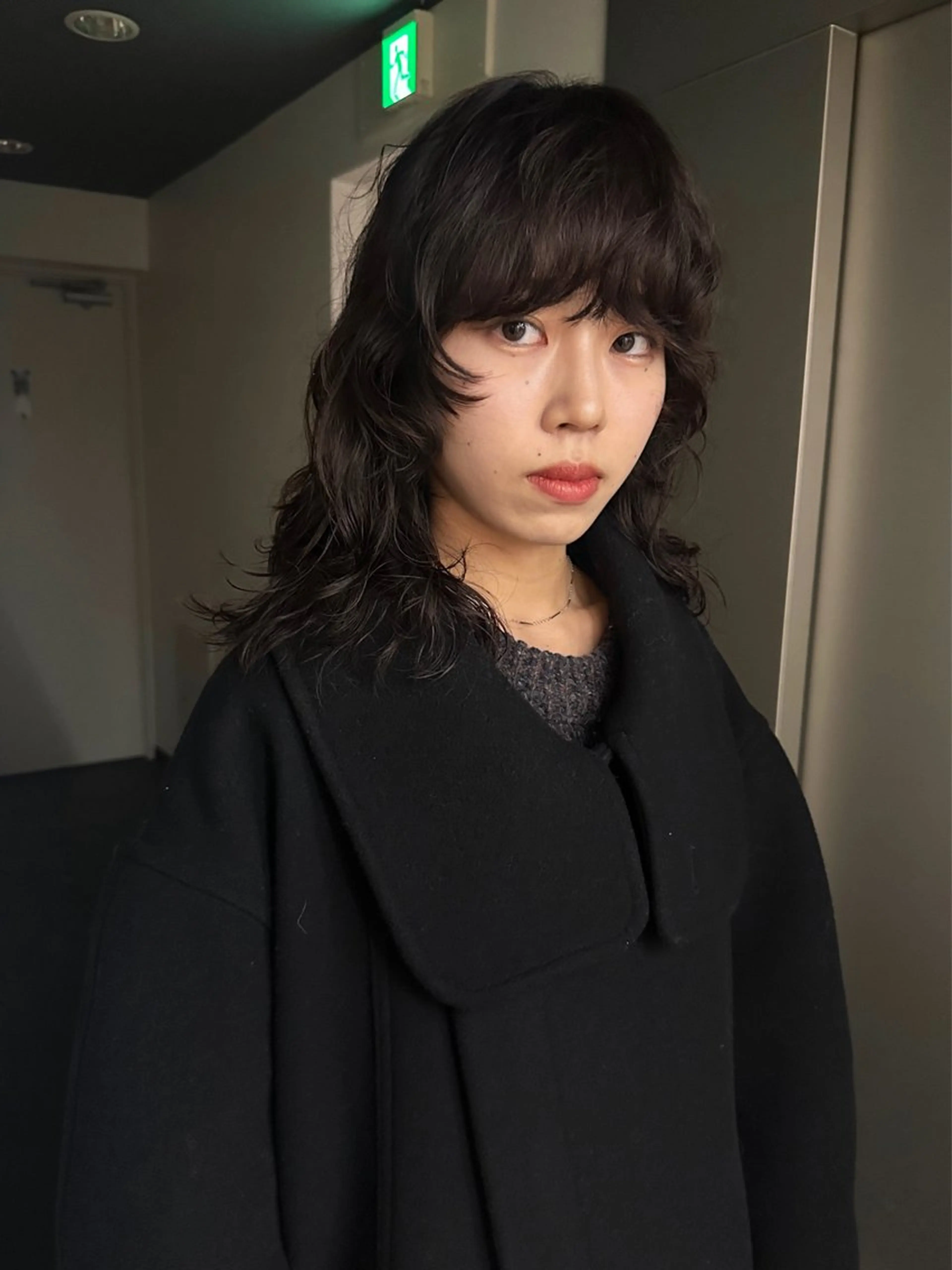 セミロング カラー パーマ カット ヘアカラー パーマ ボブ/レイヤー/ケア パーマ/リュウタのヘアスタイル