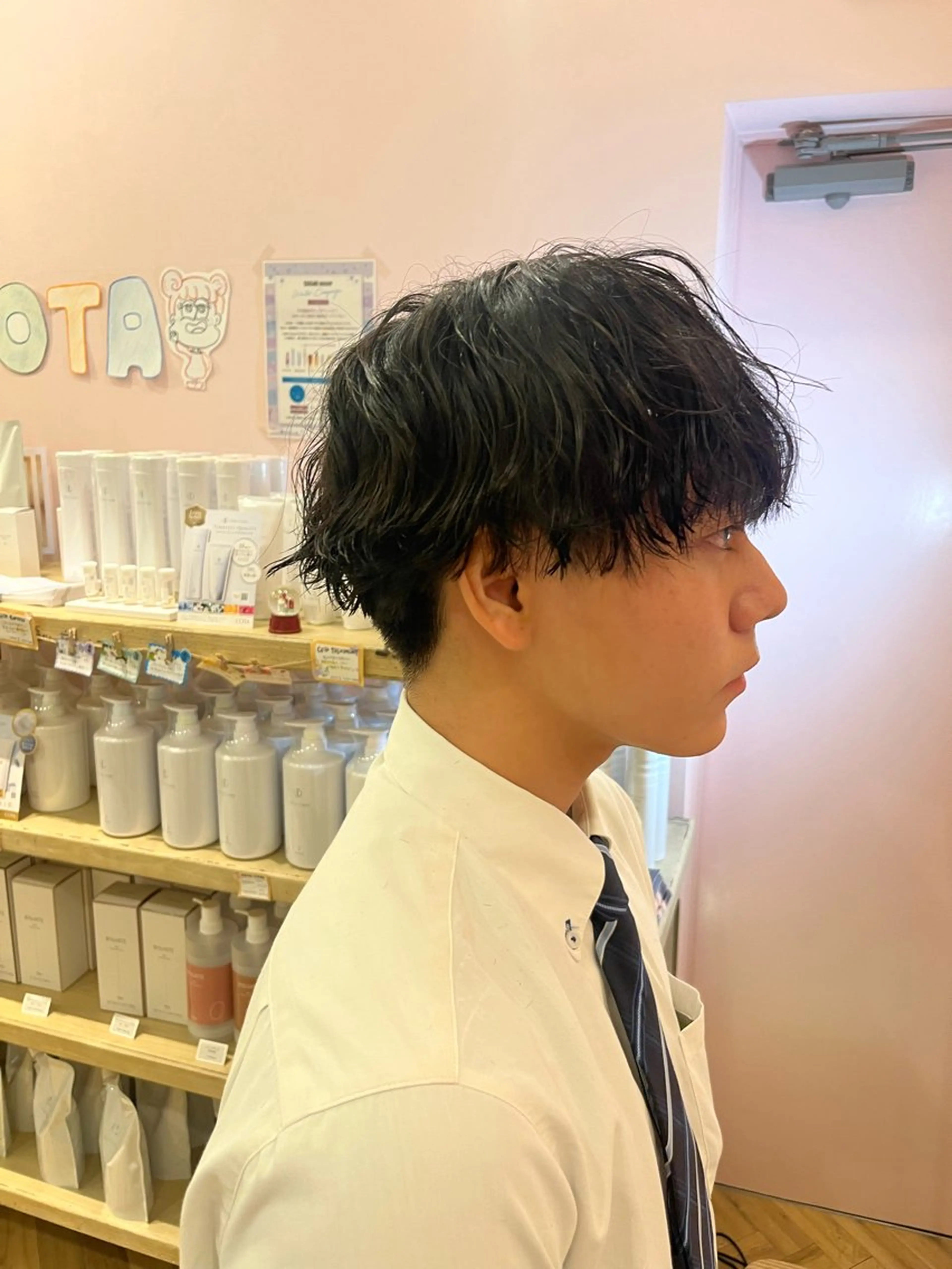 ショート メンズ メンズパーマモデル ／浅野未来🌼.*のヘアスタイル