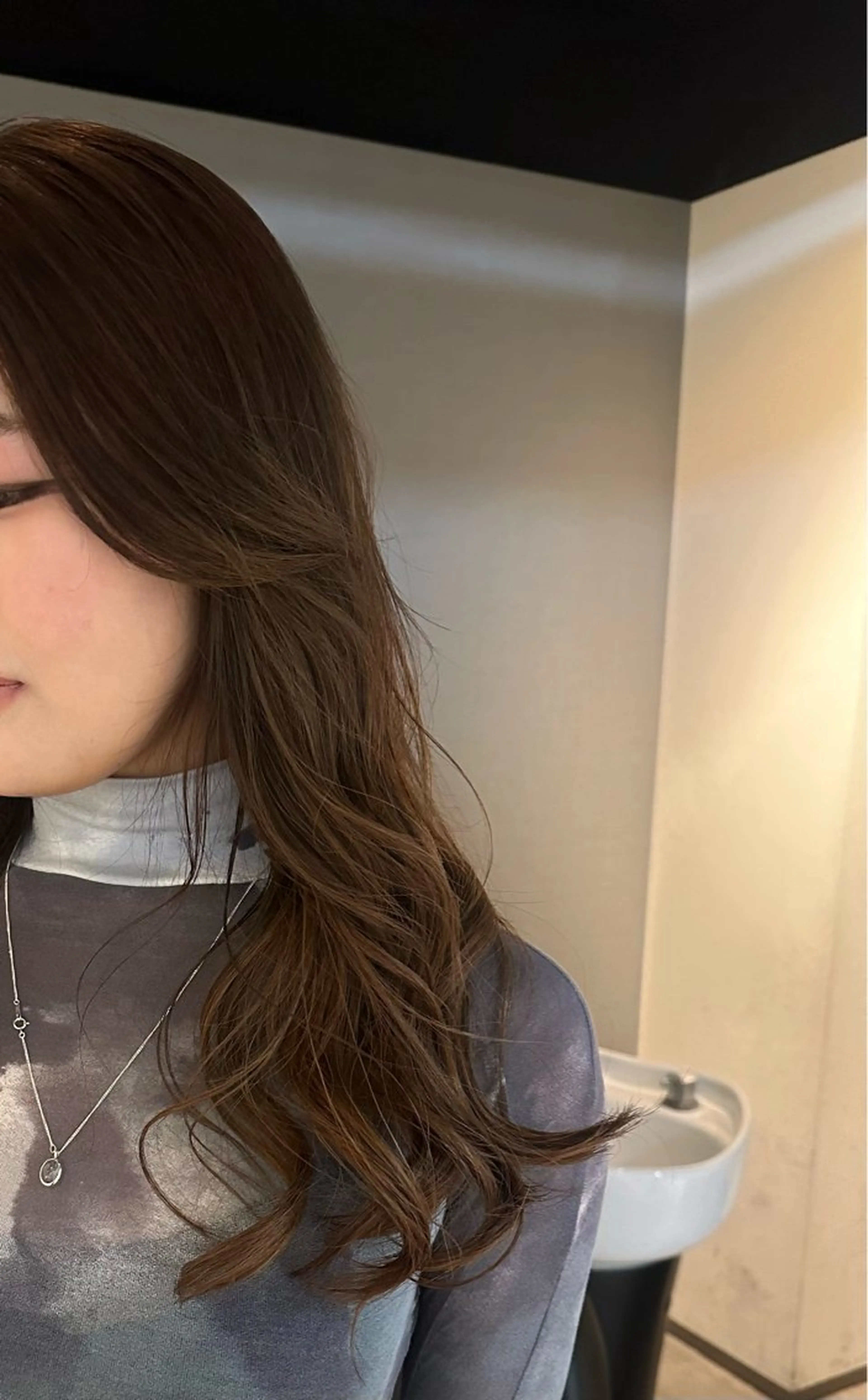 🎀前髪&顔まわりカット🎀＋艶カラー＋TOKIOトリートメントの写真