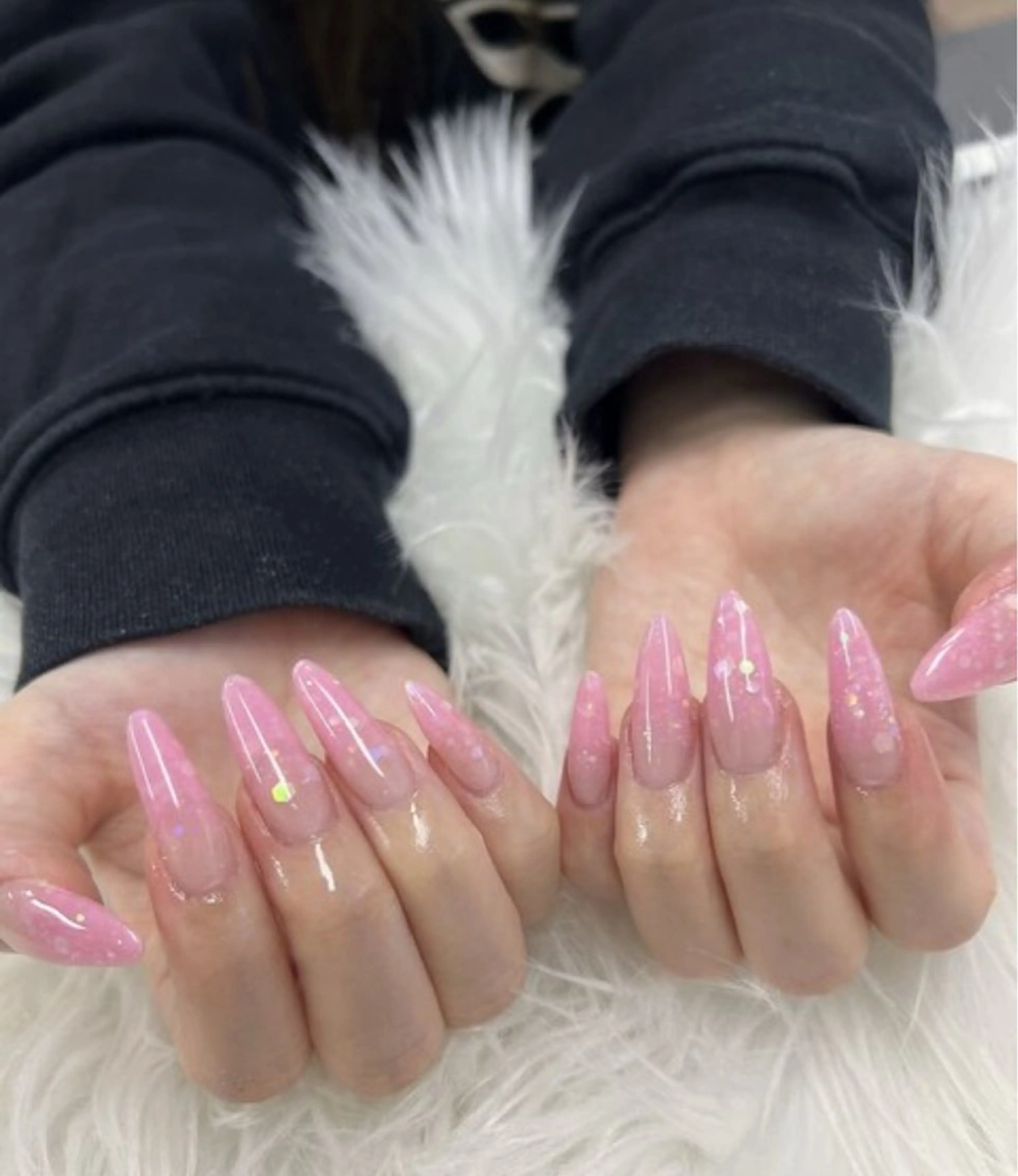 27日11時から　オフなしラメグラデーションスカルプの写真