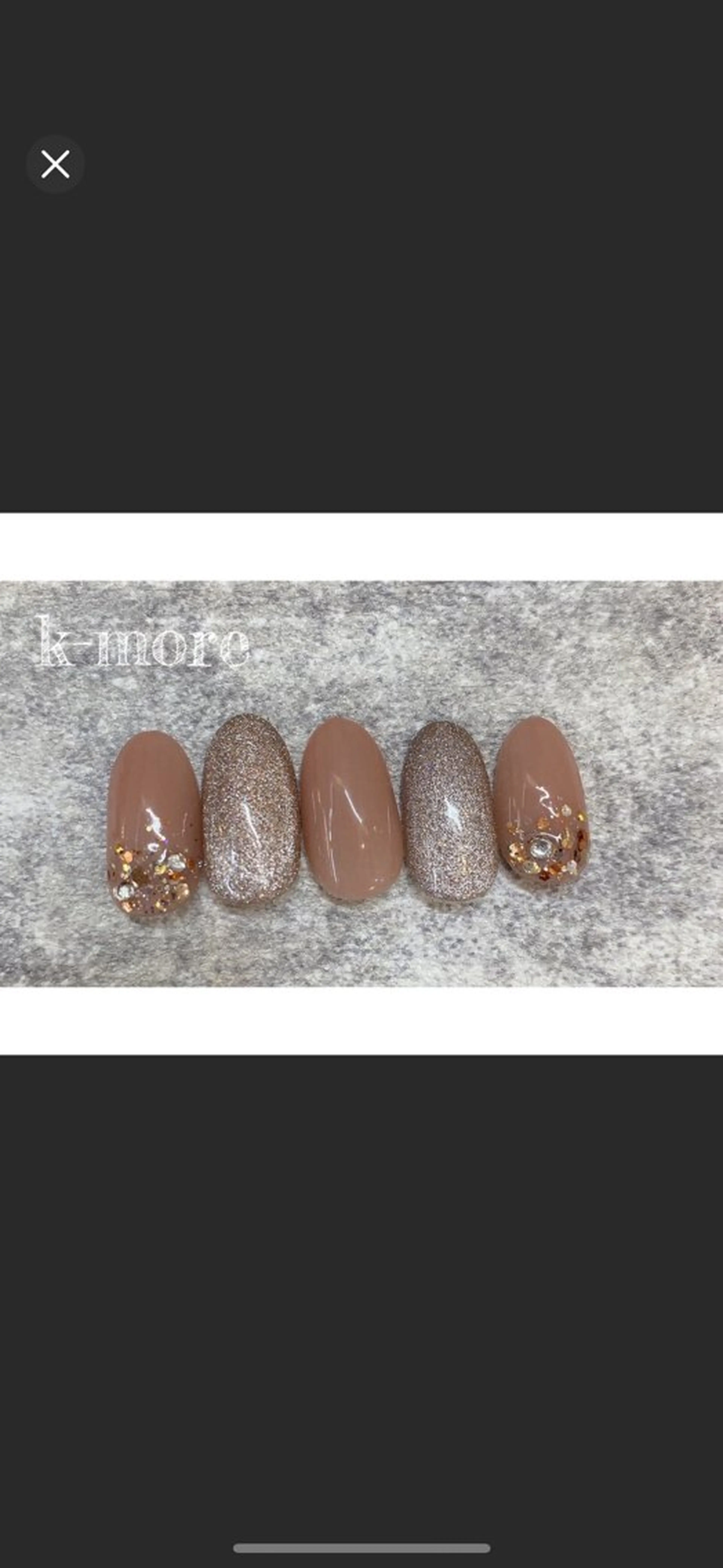 ミディアム K-more（ケーモア）知立店所属・K-more知立店 まなみのネイルデザイン