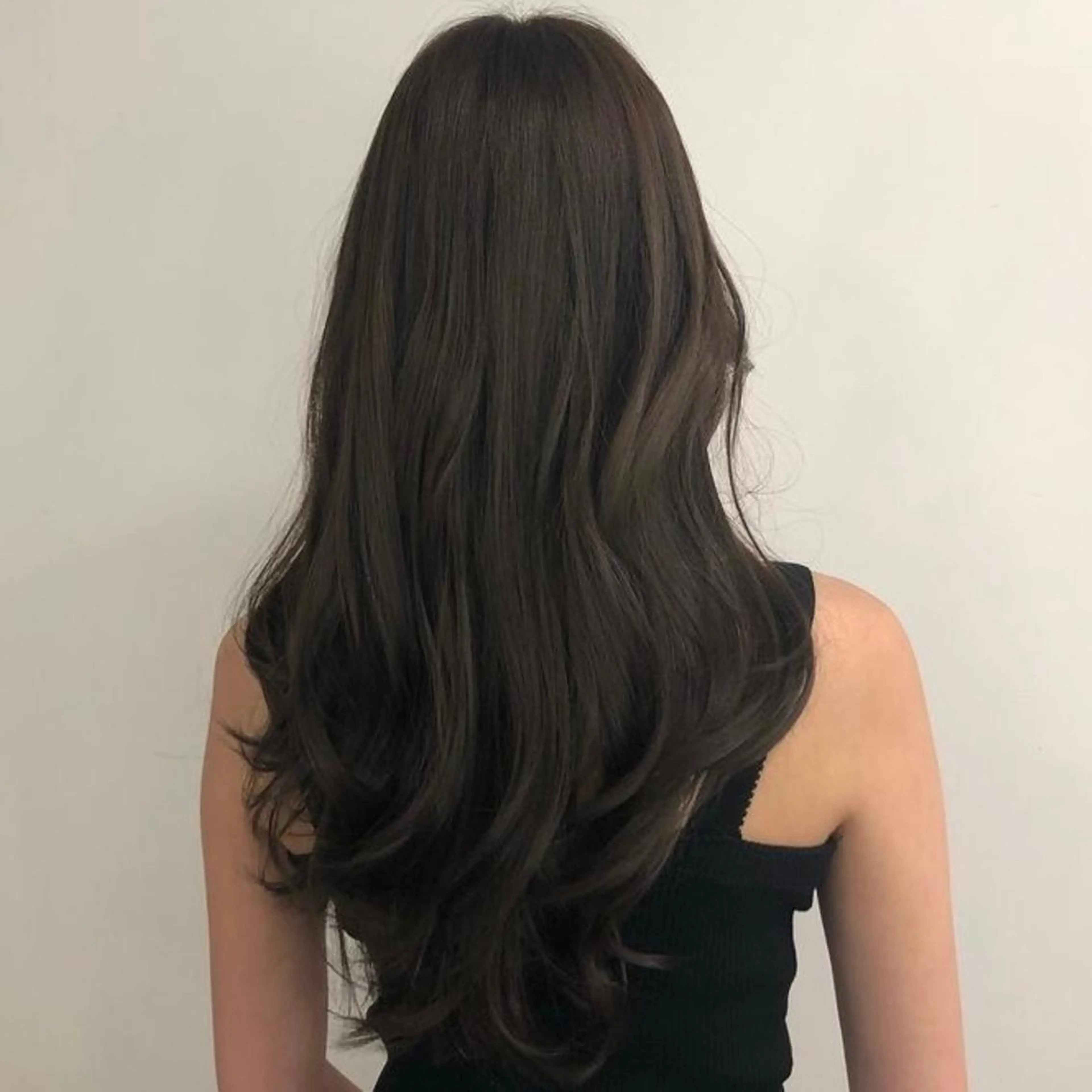 セミロング ヘアカラー トリートメント ナカヤマナナエ ♡のヘアスタイル