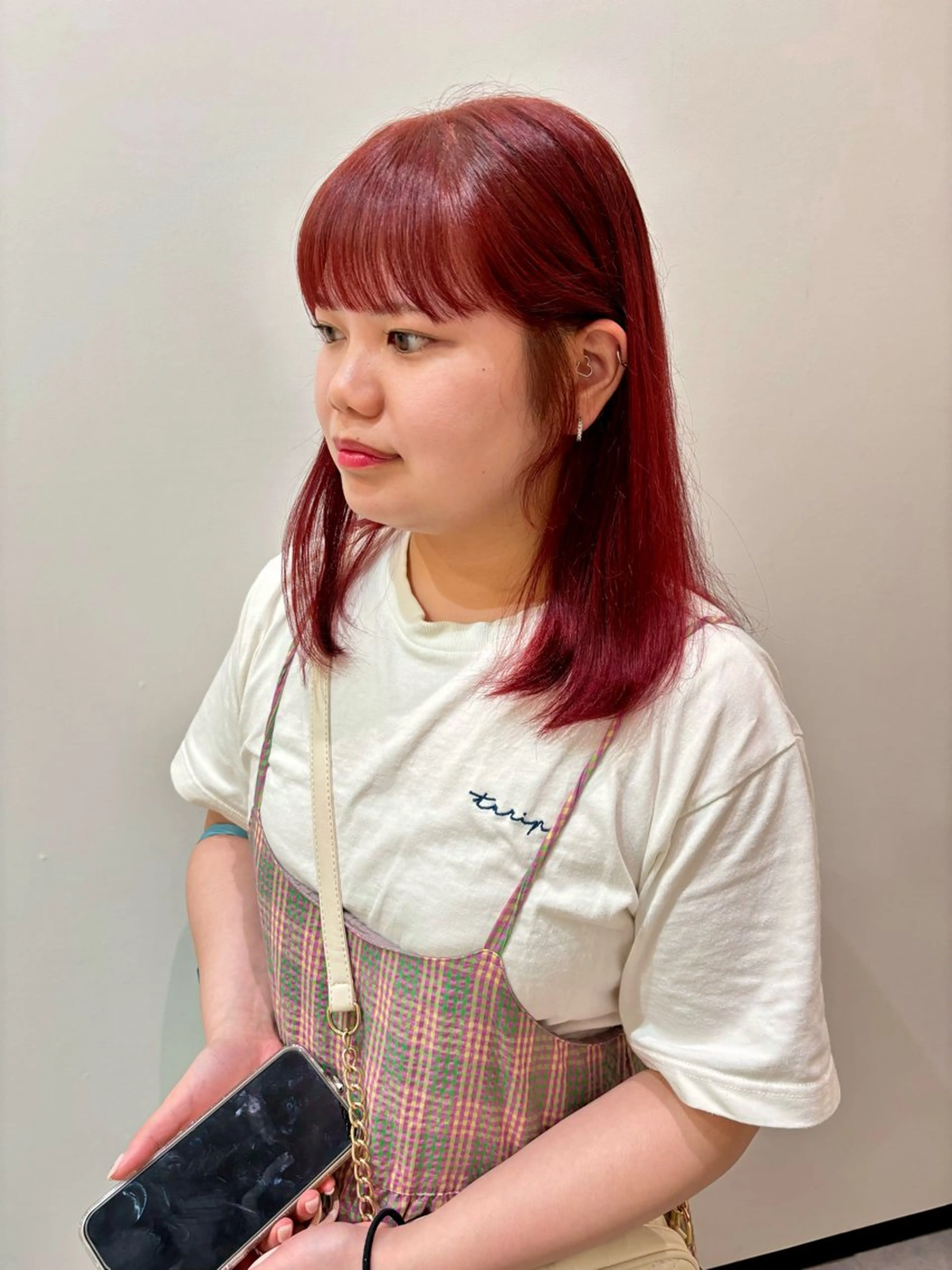 セミロング カラー カット ヘアカラー トリートメント ヘッドスパ CARICIA🌱 masaeのヘアスタイル